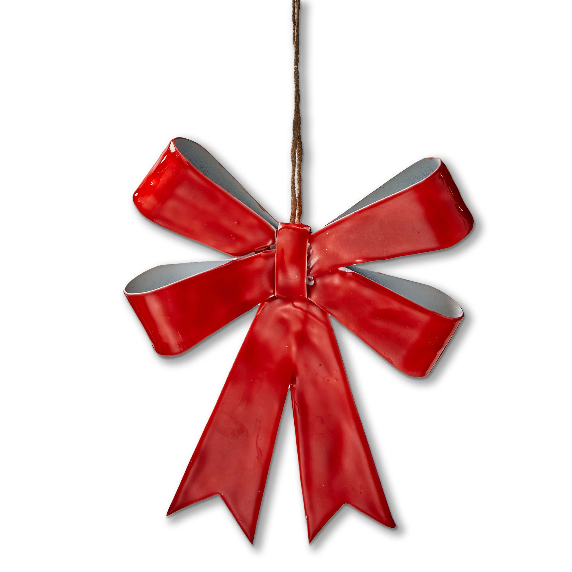 Picture of RED BOW ENAMEL ORNAMENT