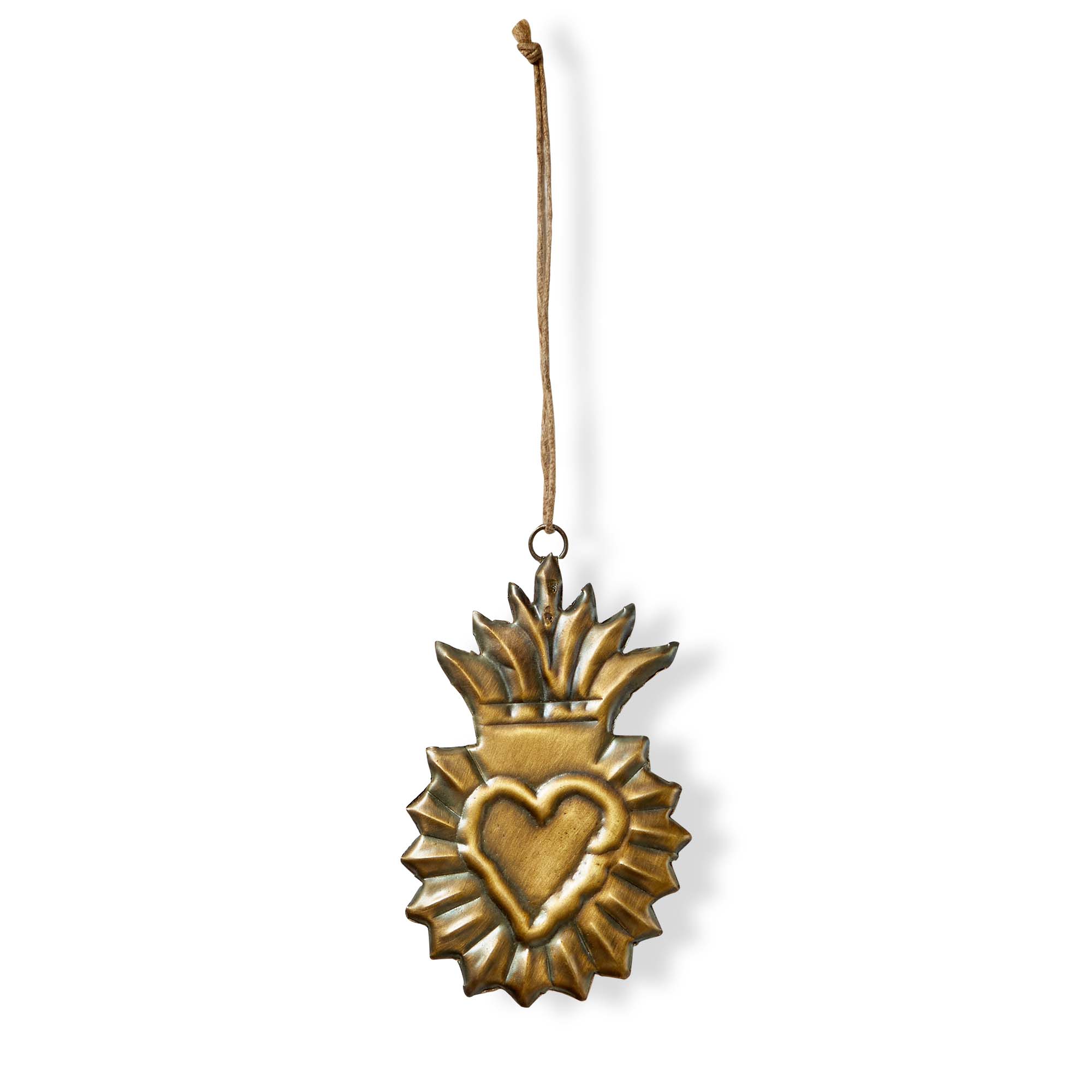 Picture of SACRED HEART METAL ORNAMENT