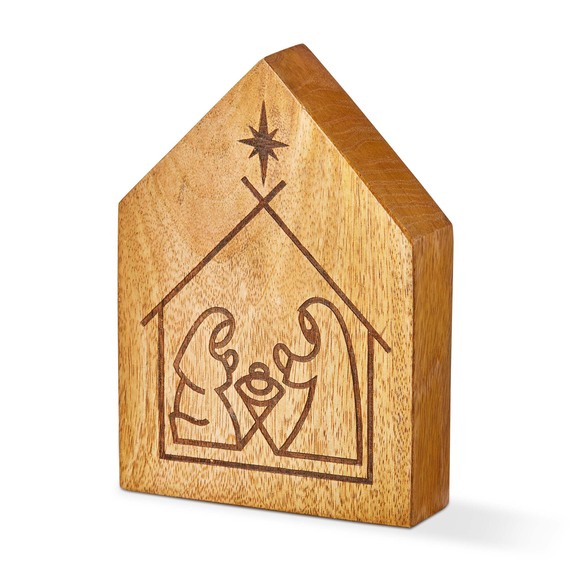 Picture of NATIVITY WOOD BURN DECOR