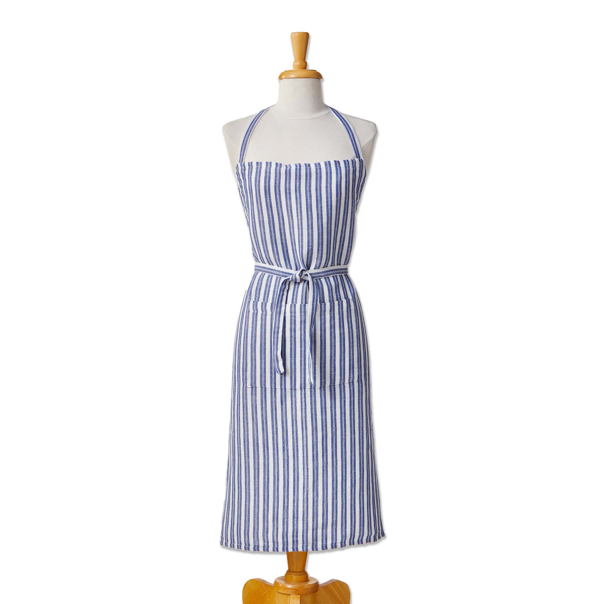 Picture of BLUE AND WHITE STRIPE APRON