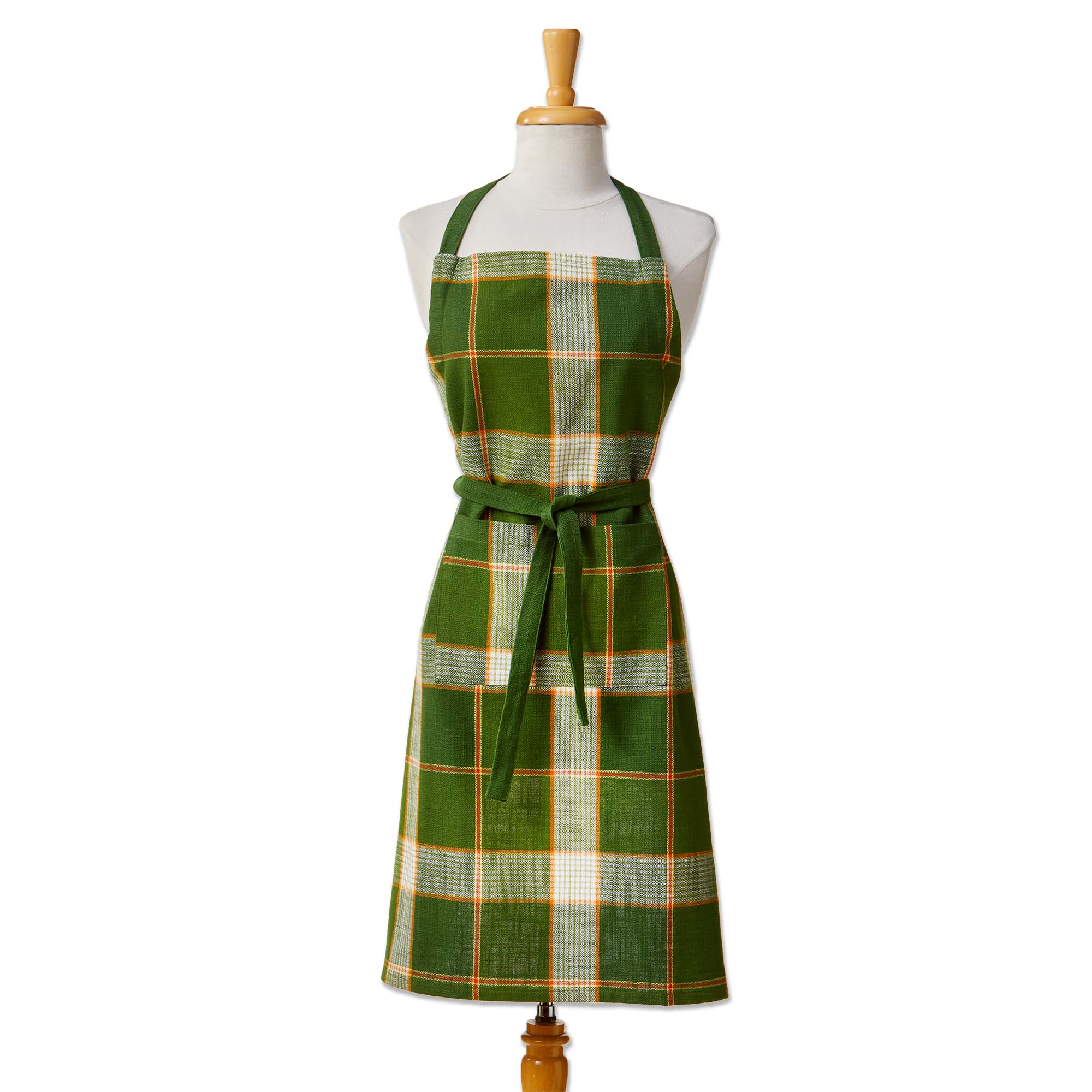 Picture of GREEN PLAID APRON