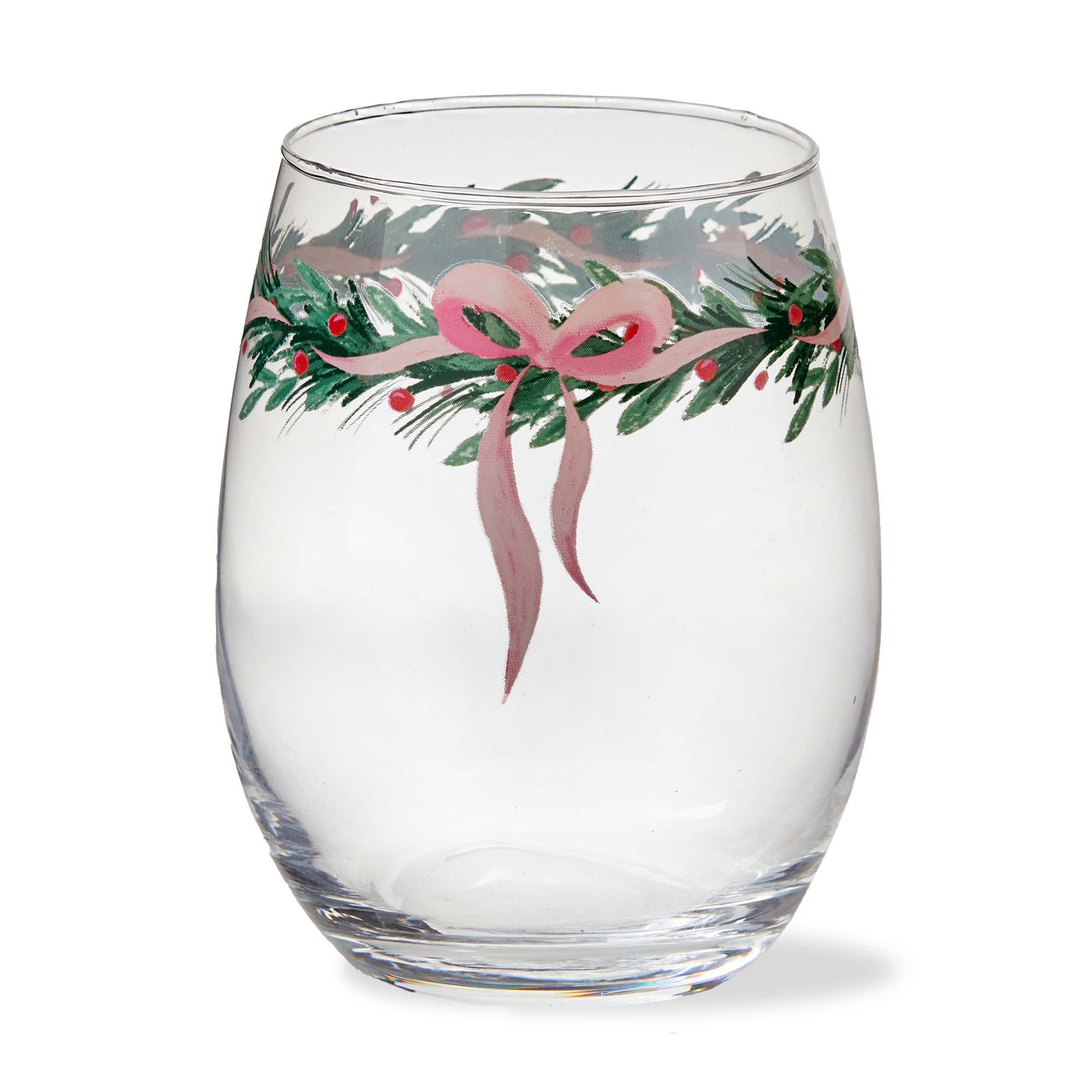 Picture of VERY MERRY STEMLESS WINE GLASS