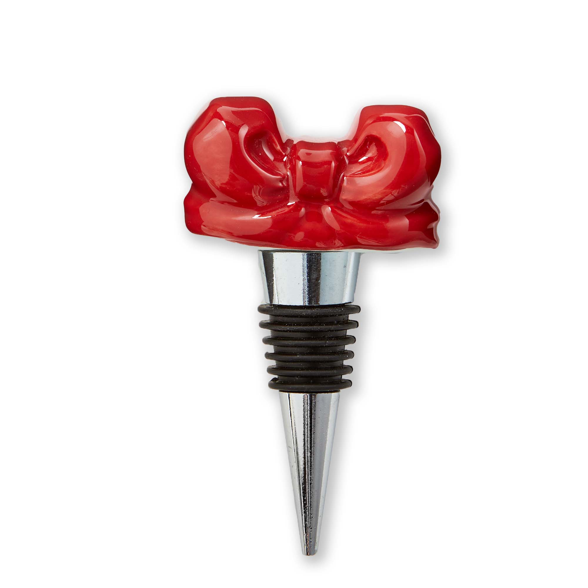 Picture of VERY MERRY BOW BOTTLE STOPPER