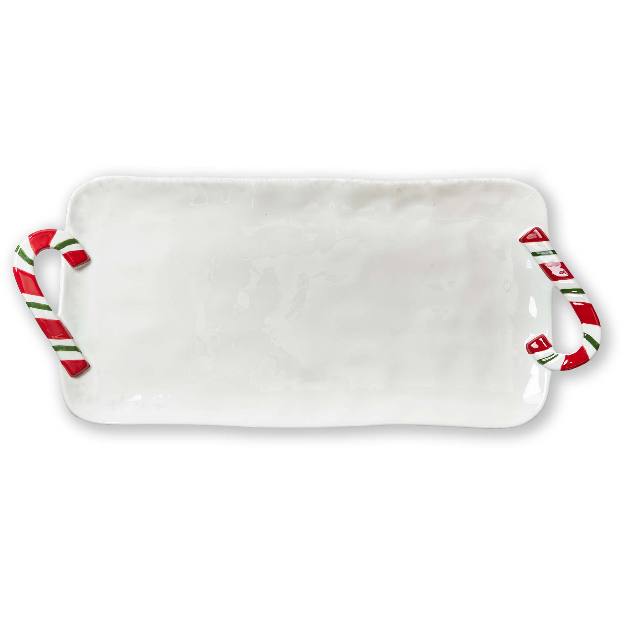 Picture of CANDY CANE RECTANGULAR PLATTER
