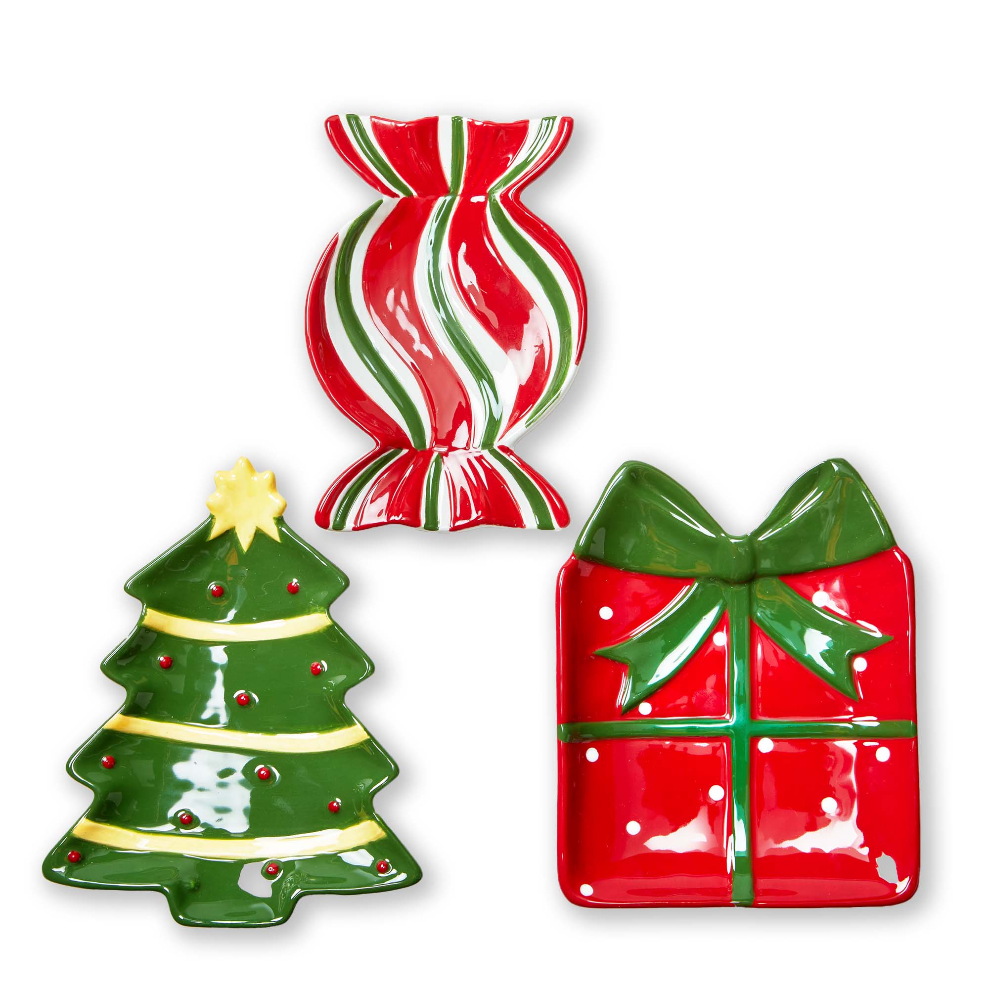 Picture of HOLIDAY SPIRIT APPETIZER PLATE ASMT/3