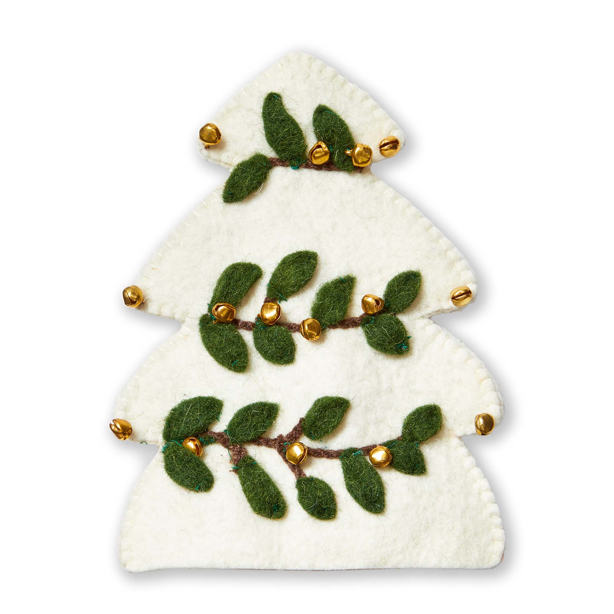 Picture of BALSAM GARLAND TREE BOTTLE TOPPER