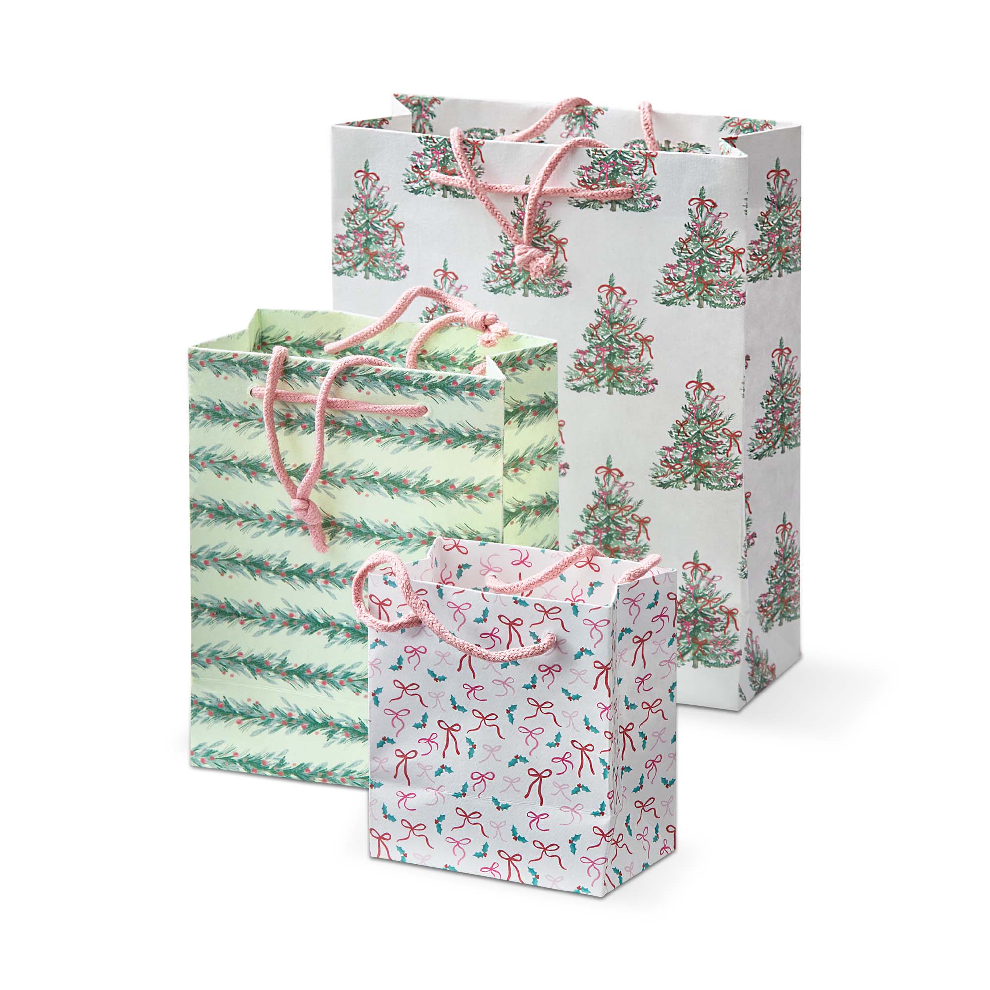Picture of VERY MERRY GIFT BAG S/3