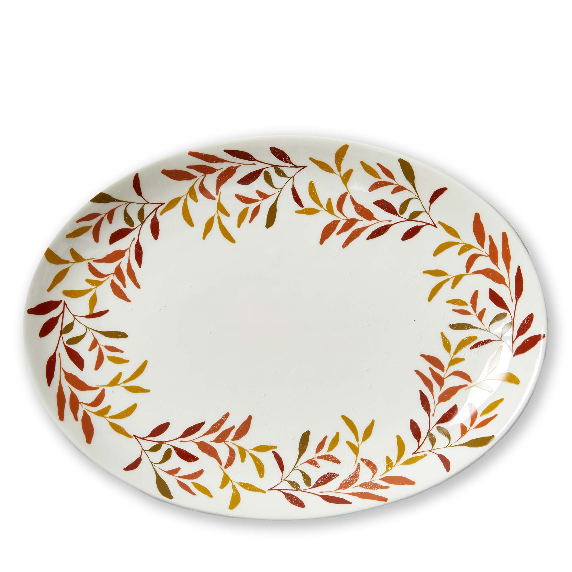 Picture of AUTUMN BOTANICAL OVAL PLATTER