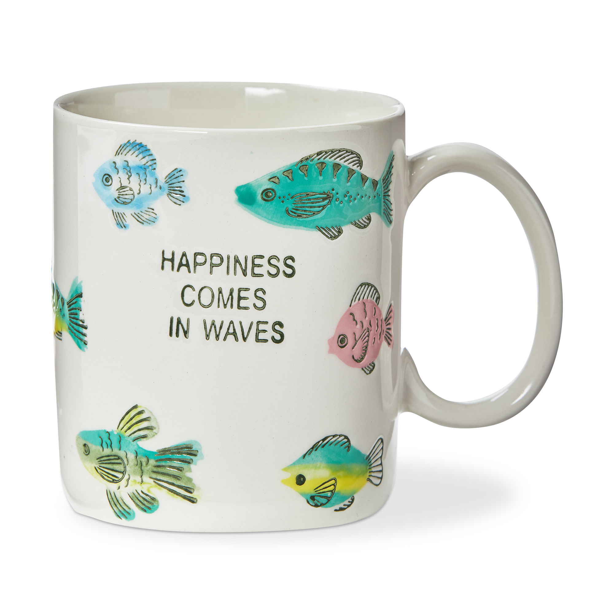 Picture of HAPPINESS COMES IN WAVES MUG