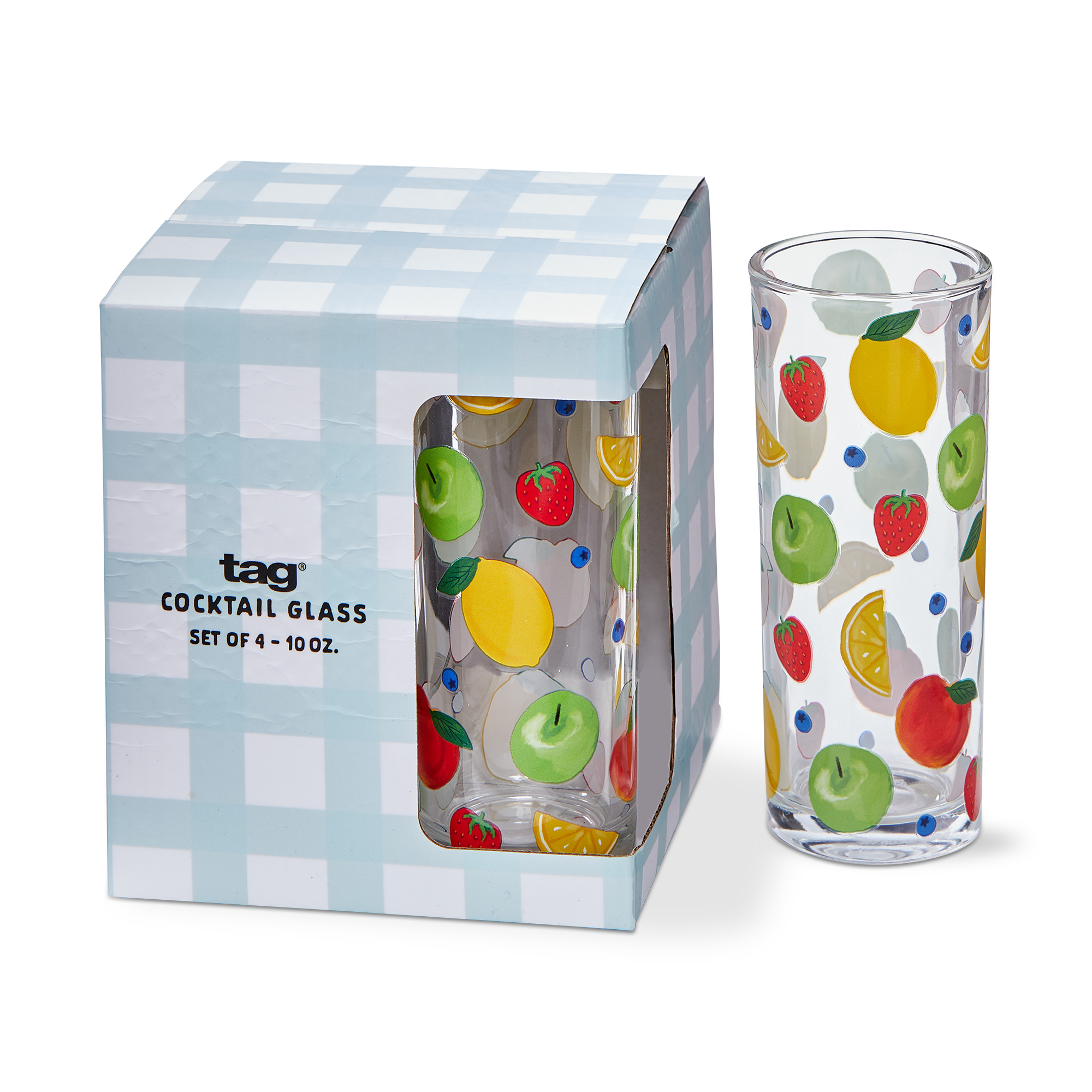 Picture of FRESH PICK DRINKS GLASS S/4