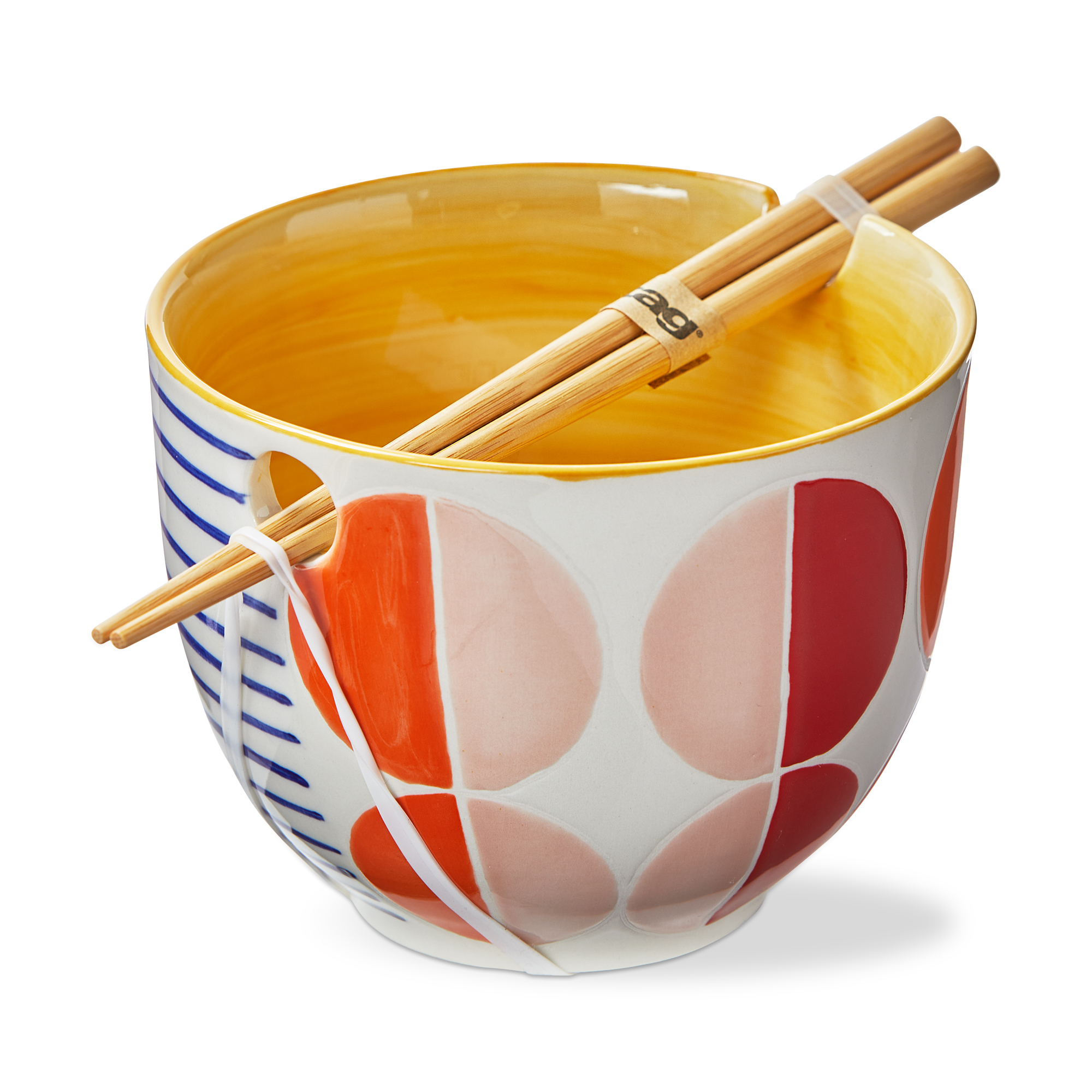 Picture of GEO CIRCLES NOODLE BOWL S/2