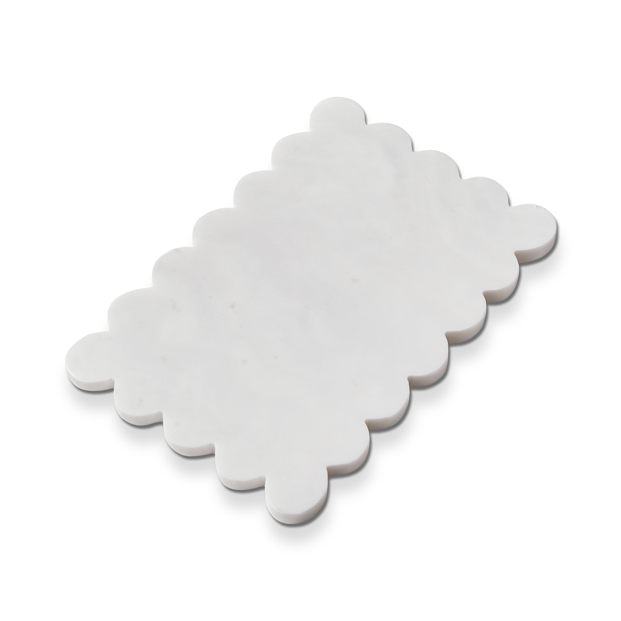 Picture of SCALLOPED RECT MARBLE BOARD