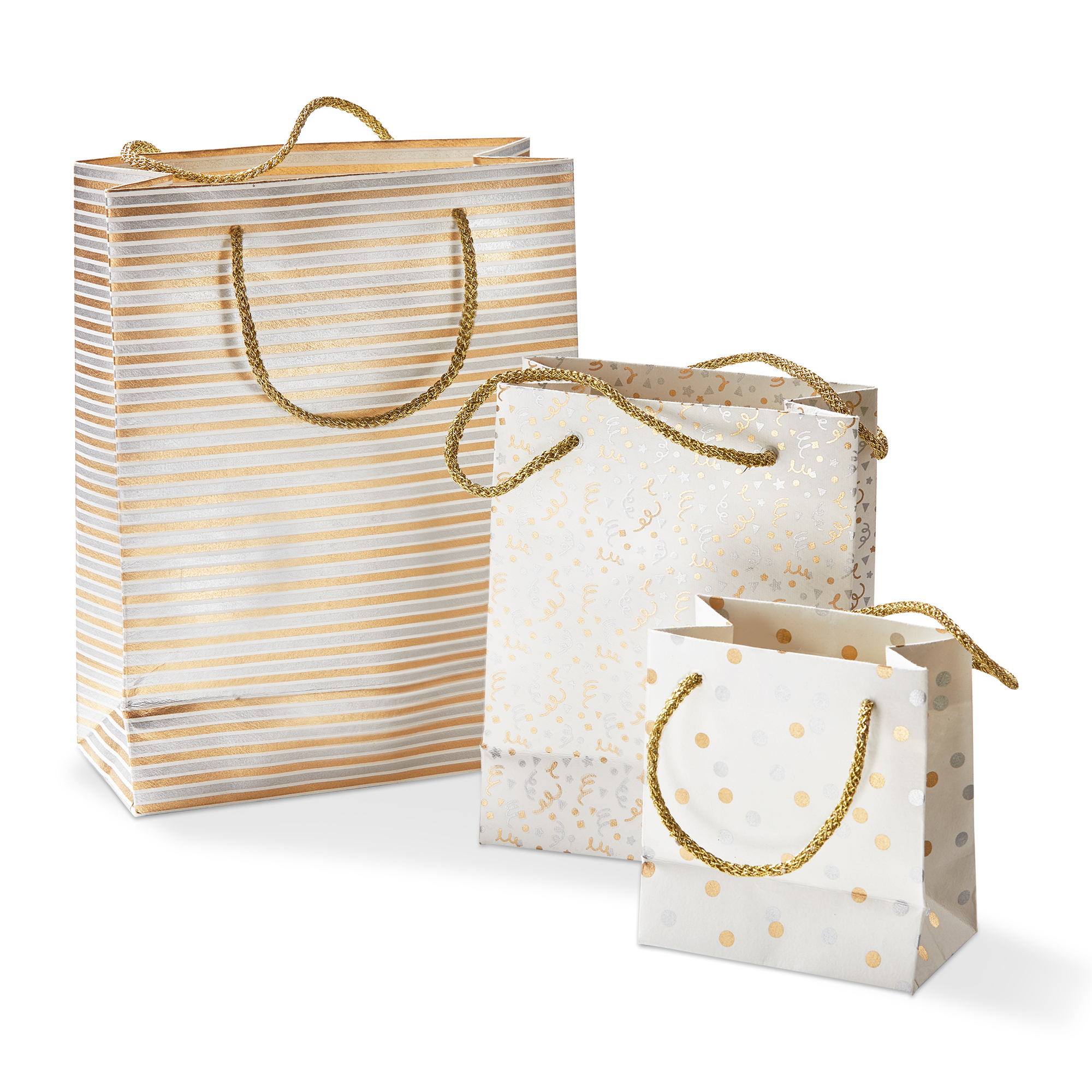Picture of METALLIC GIFT BAG S/3