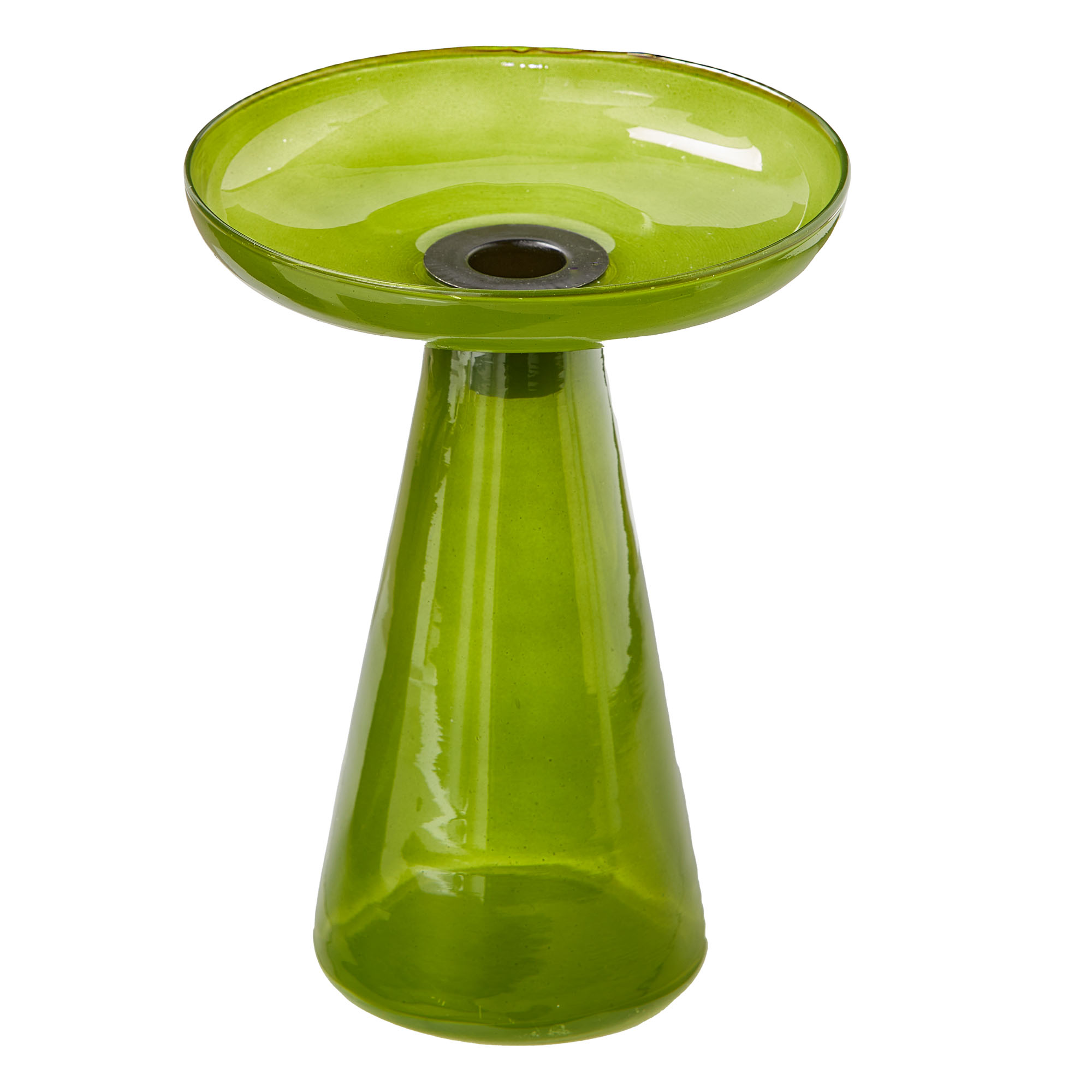 Picture of LEON GLASS TAPER HOLDER LG GREEN