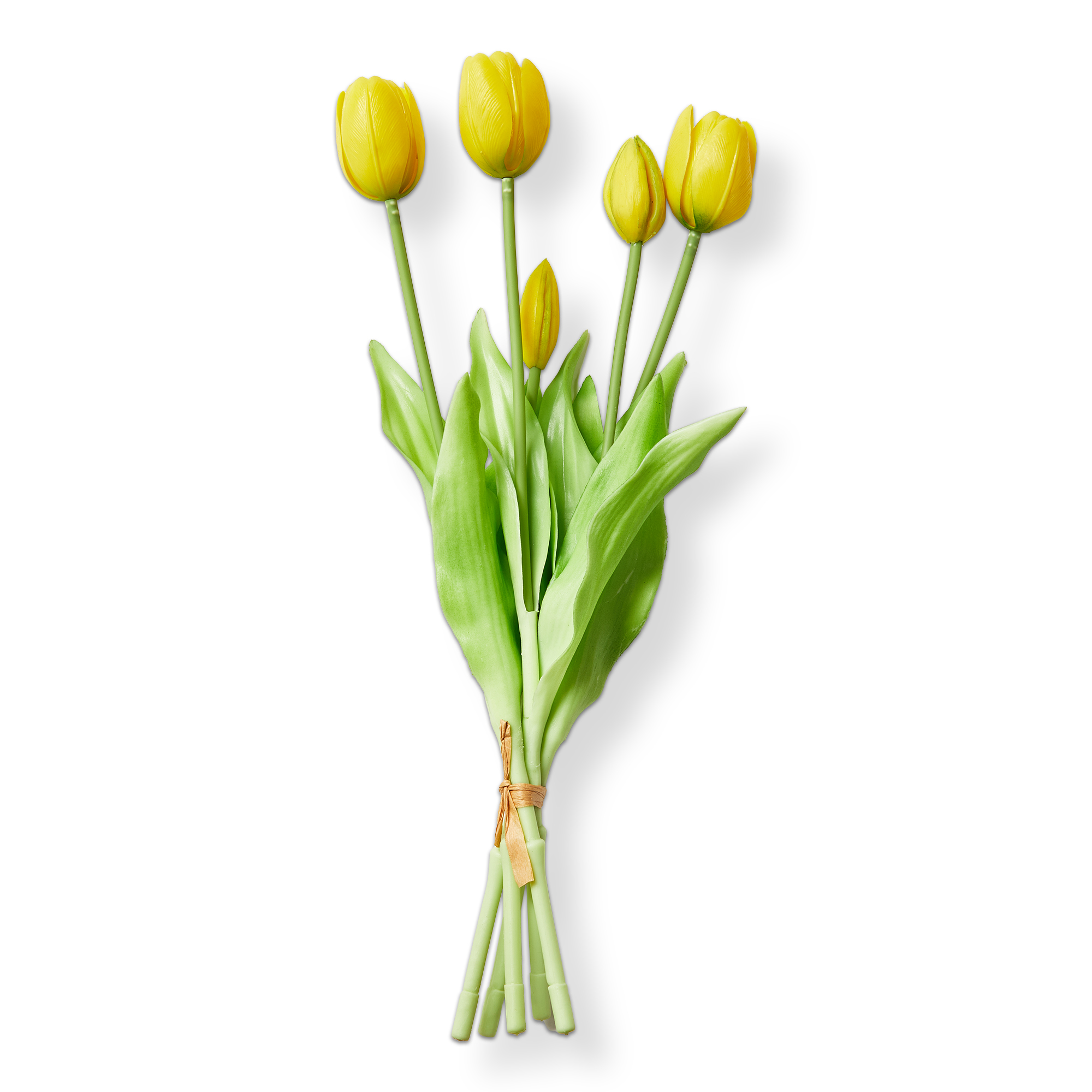 Picture of SOFT TOUCH FAUX TULIP BUNCH YELLOW
