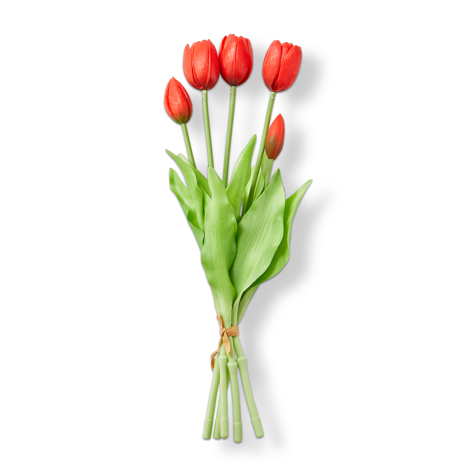 Picture of SOFT TOUCH FAUX TULIP BUNCH RED