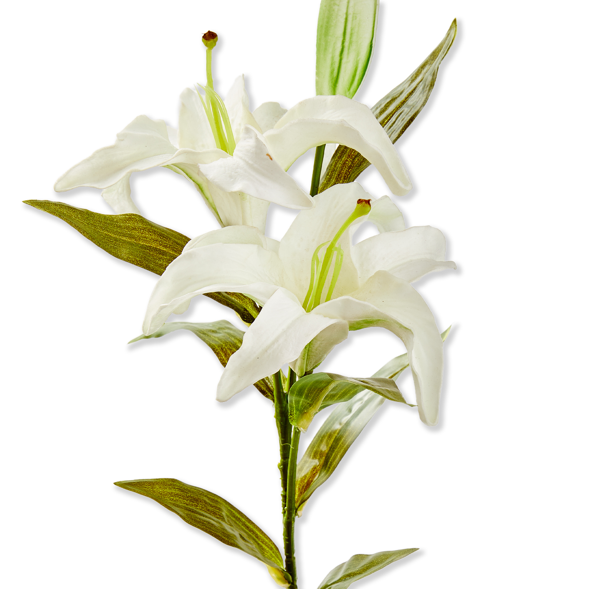 Picture of SOFT TOUCH FAUX LILY STEM WHITE