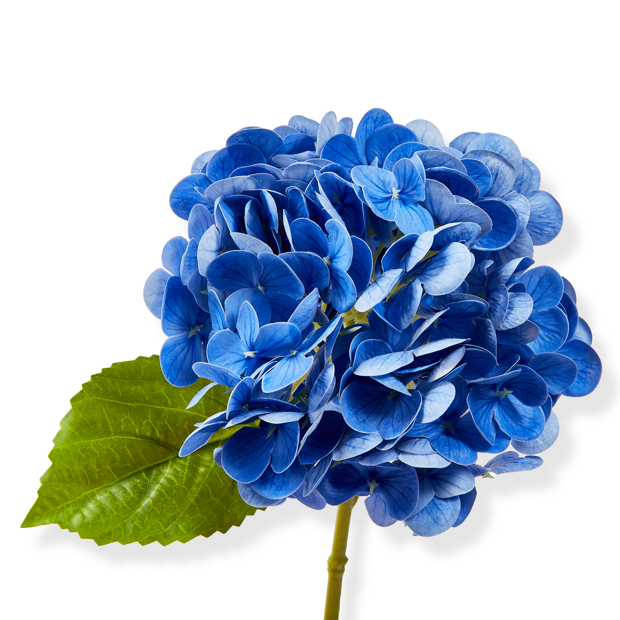Picture of SOFT TOUCH FAUX HYDRANGEA STEM BLUE
