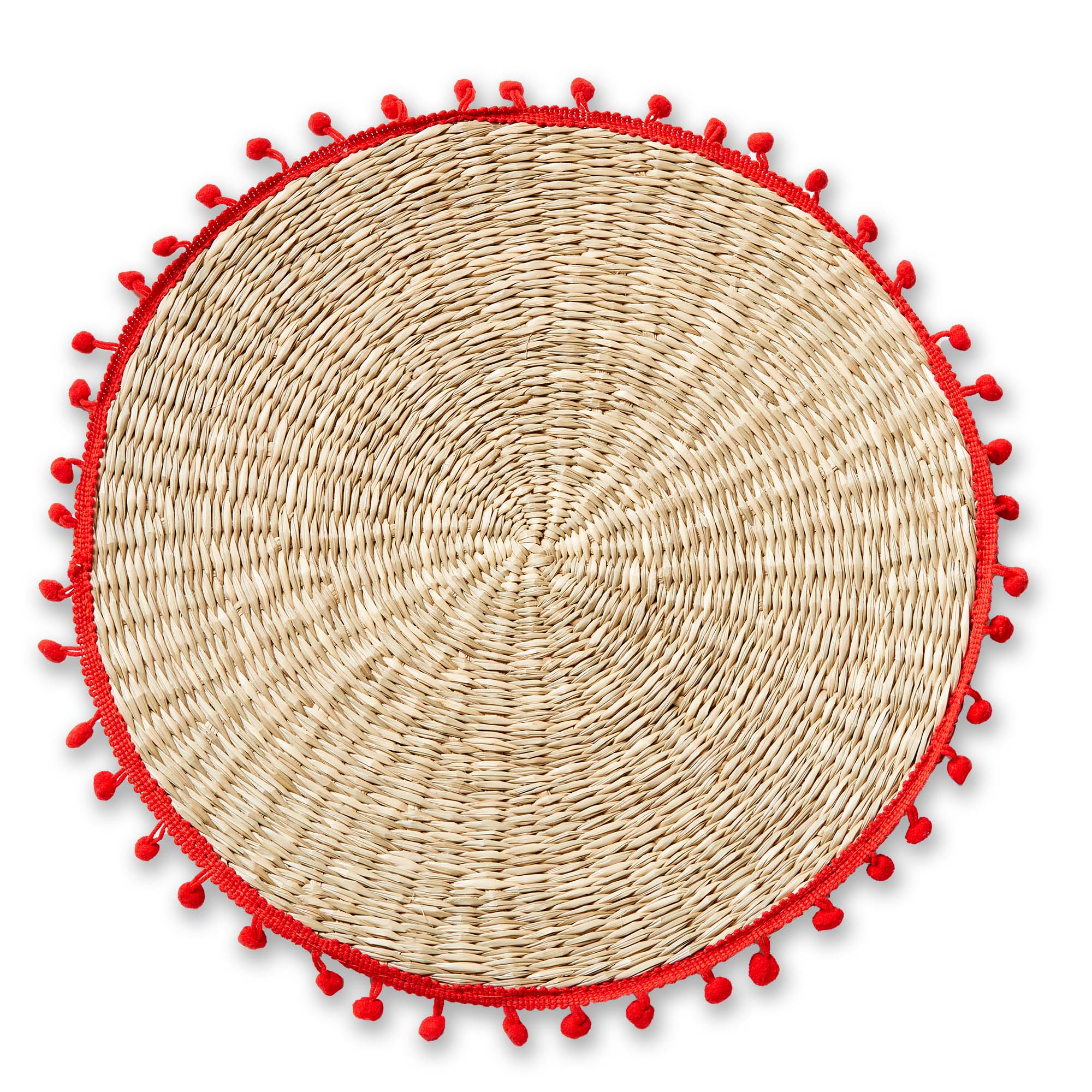 Picture of POMPOM PLACEMAT RED MULTI