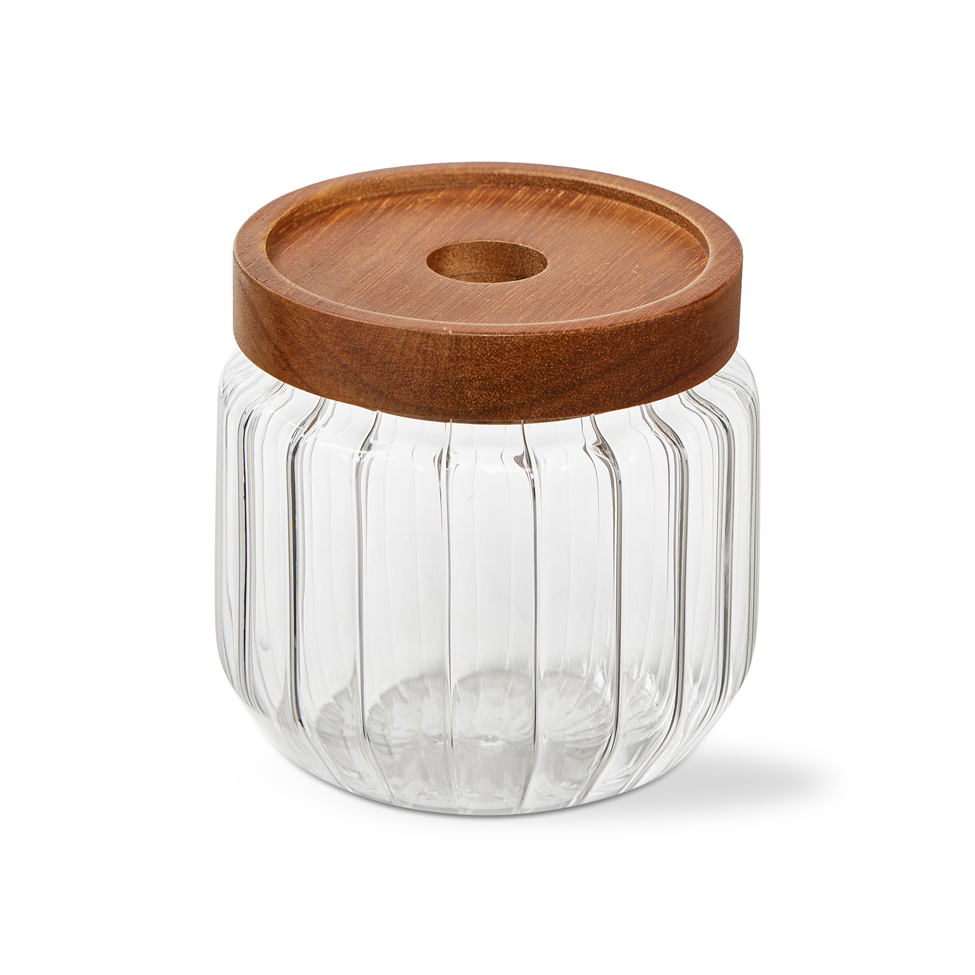 Picture of RIBBED GLASS CANISTER SMALL