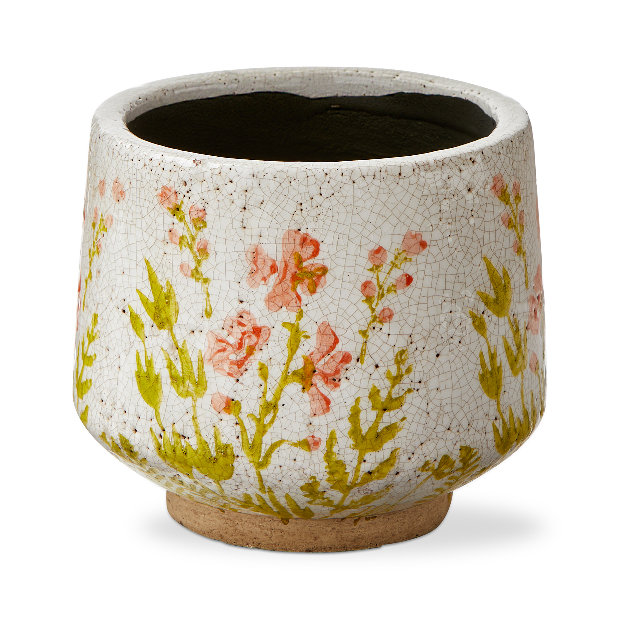 Picture of WILD FLOWER FOOTED PLANTER MEDIUM
