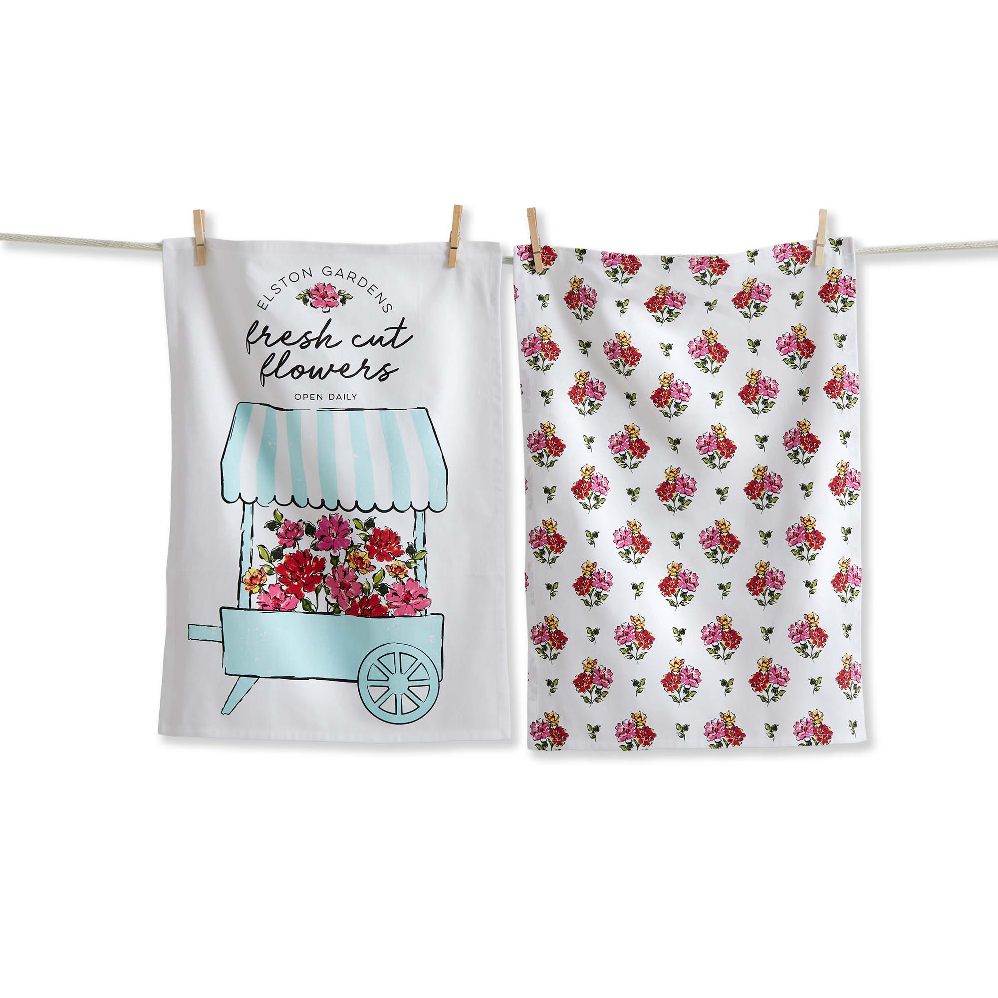 Picture of FLOWER CART DT S/2