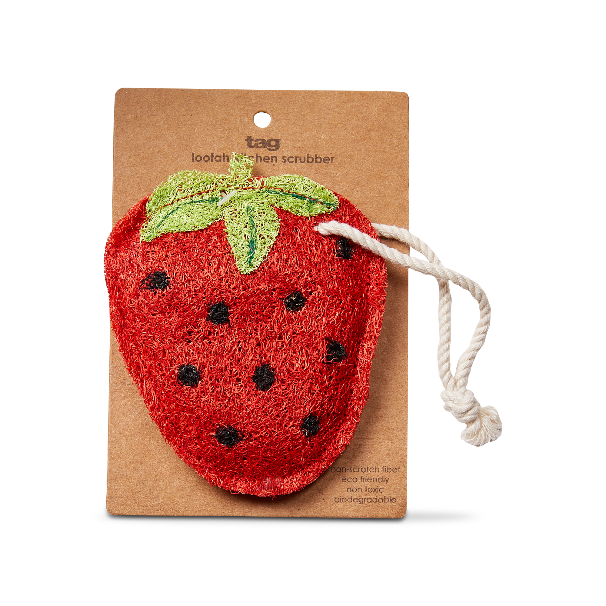 Picture of STRAWBERRY LOOFAH SCRUBBER