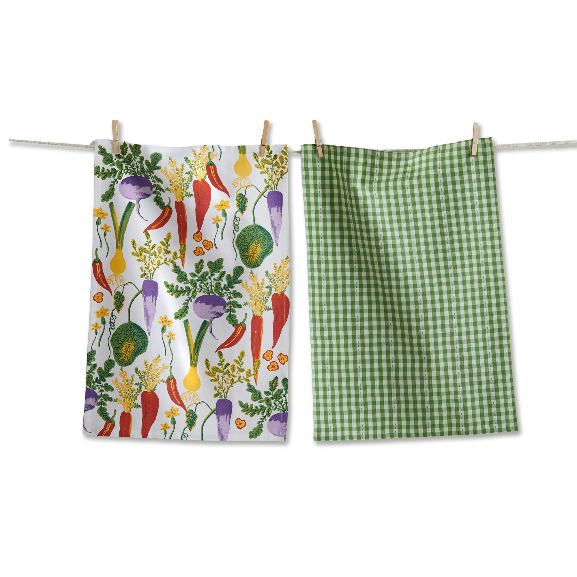 Picture of TOSSED VEGGIES DISHTOWEL S/2