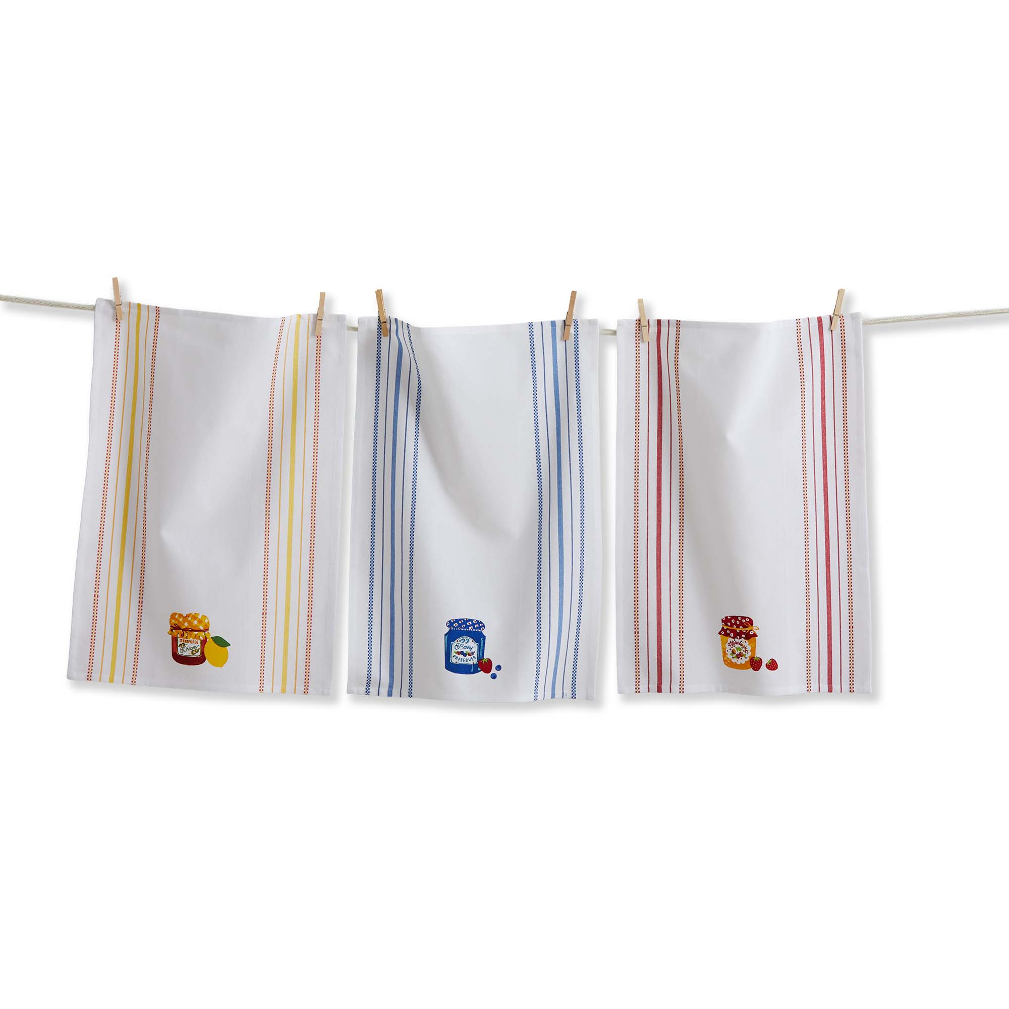 Picture of FRESH PICK JAM JAR DISHTOWEL SET/3