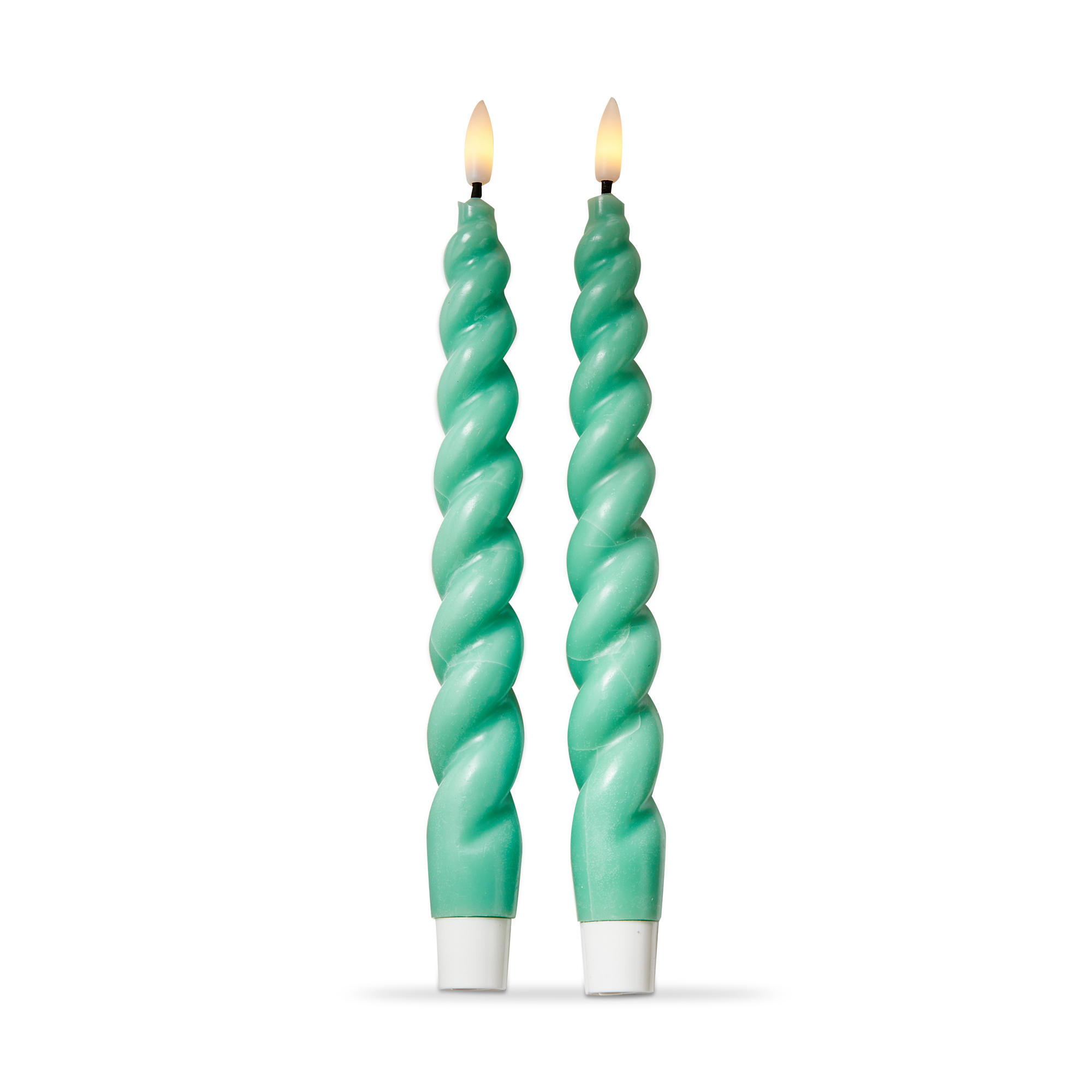 Picture of SPIRAL LED TAPERS S/2 GREEN