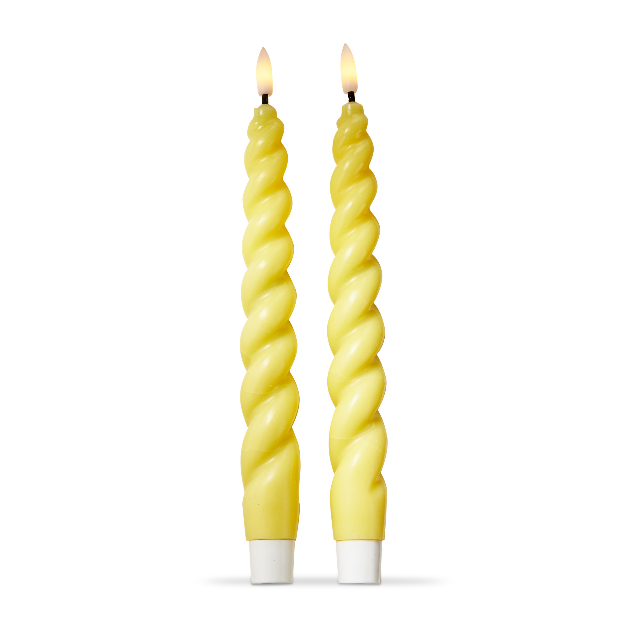 Picture of SPIRAL LED TAPERS S/2 YELLOW