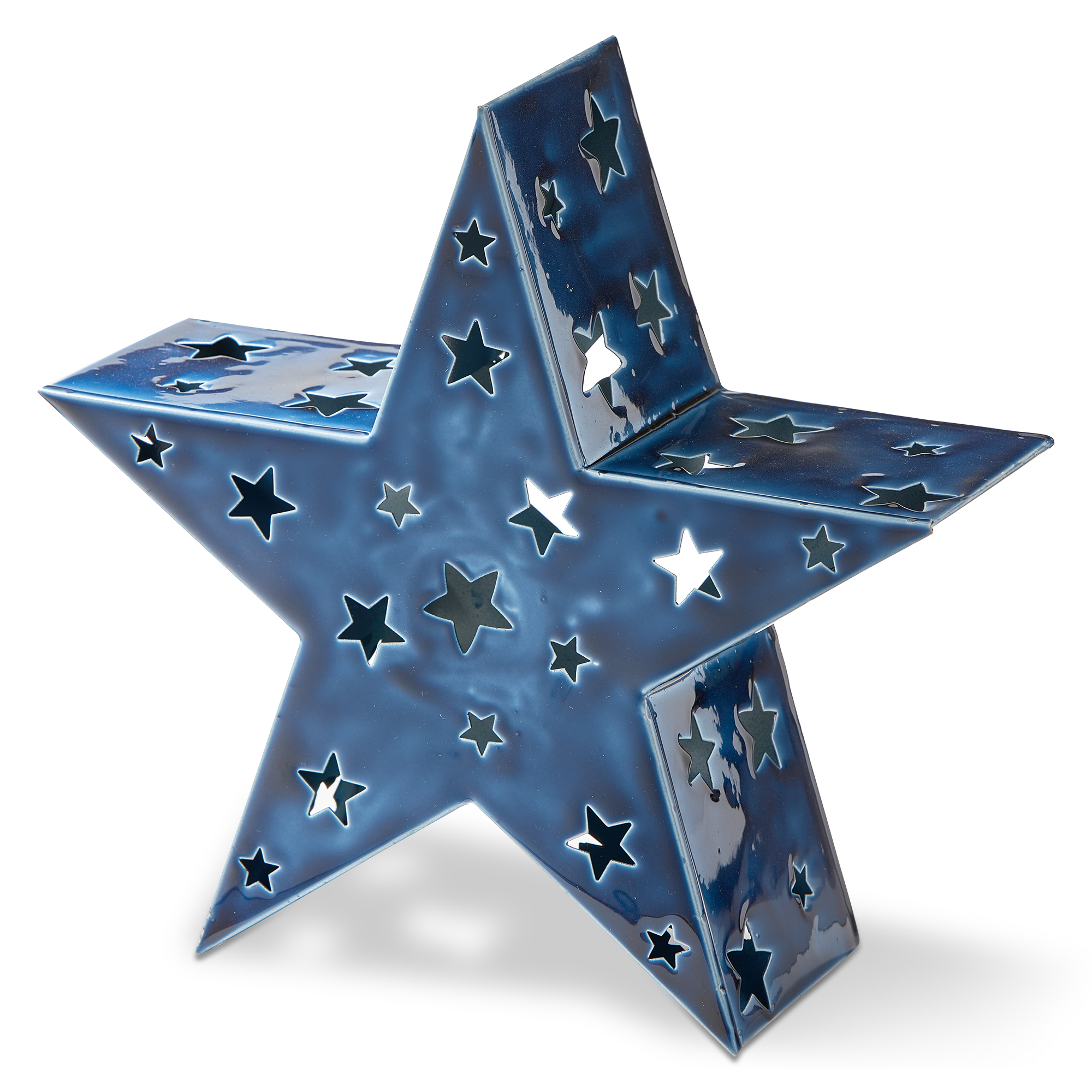 Picture of ENAMEL STAR LED TEALIGHT HOLDER LG