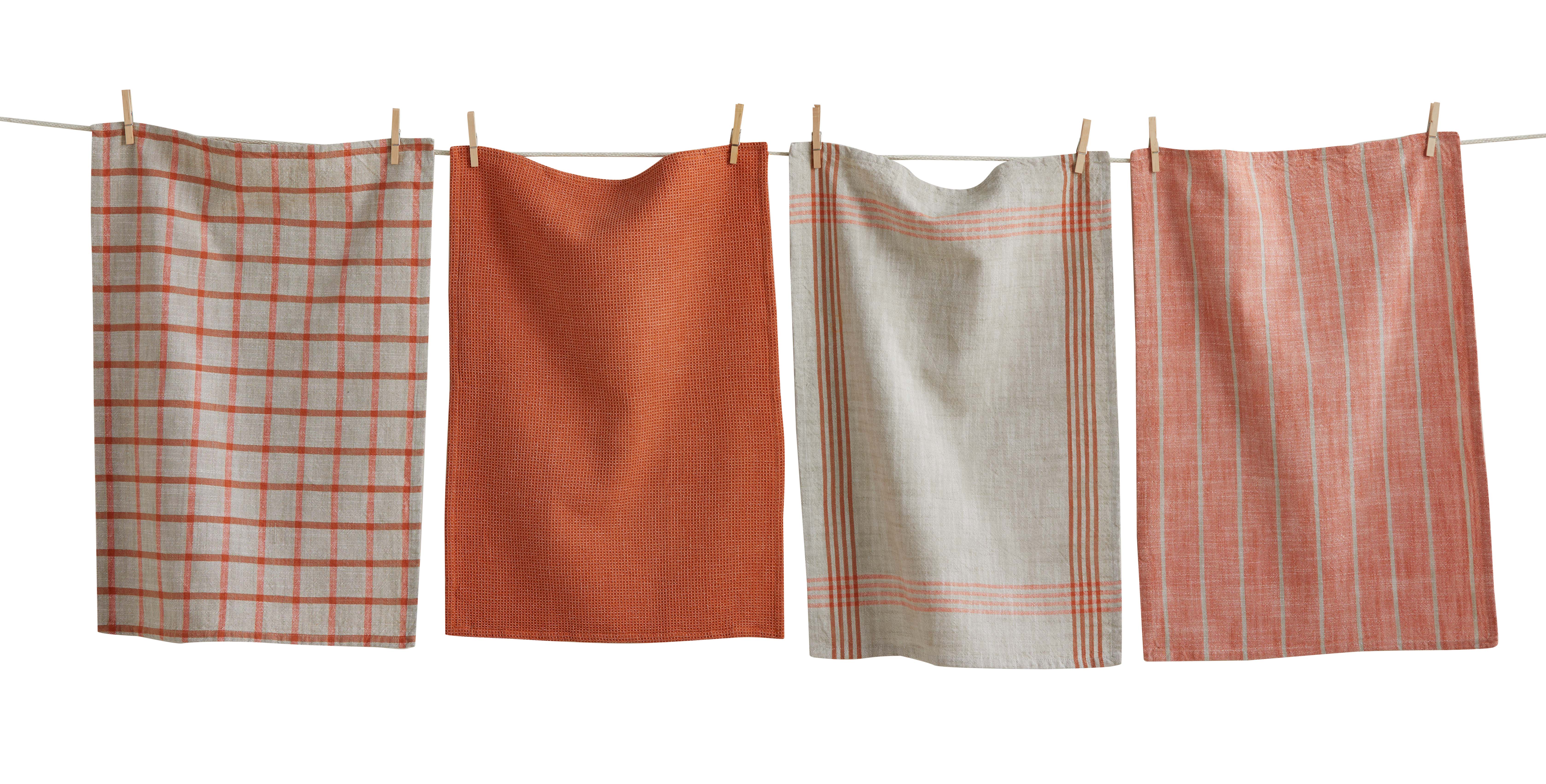 Picture of CANYON WOVEN DISHTOWEL SET/4 MELON