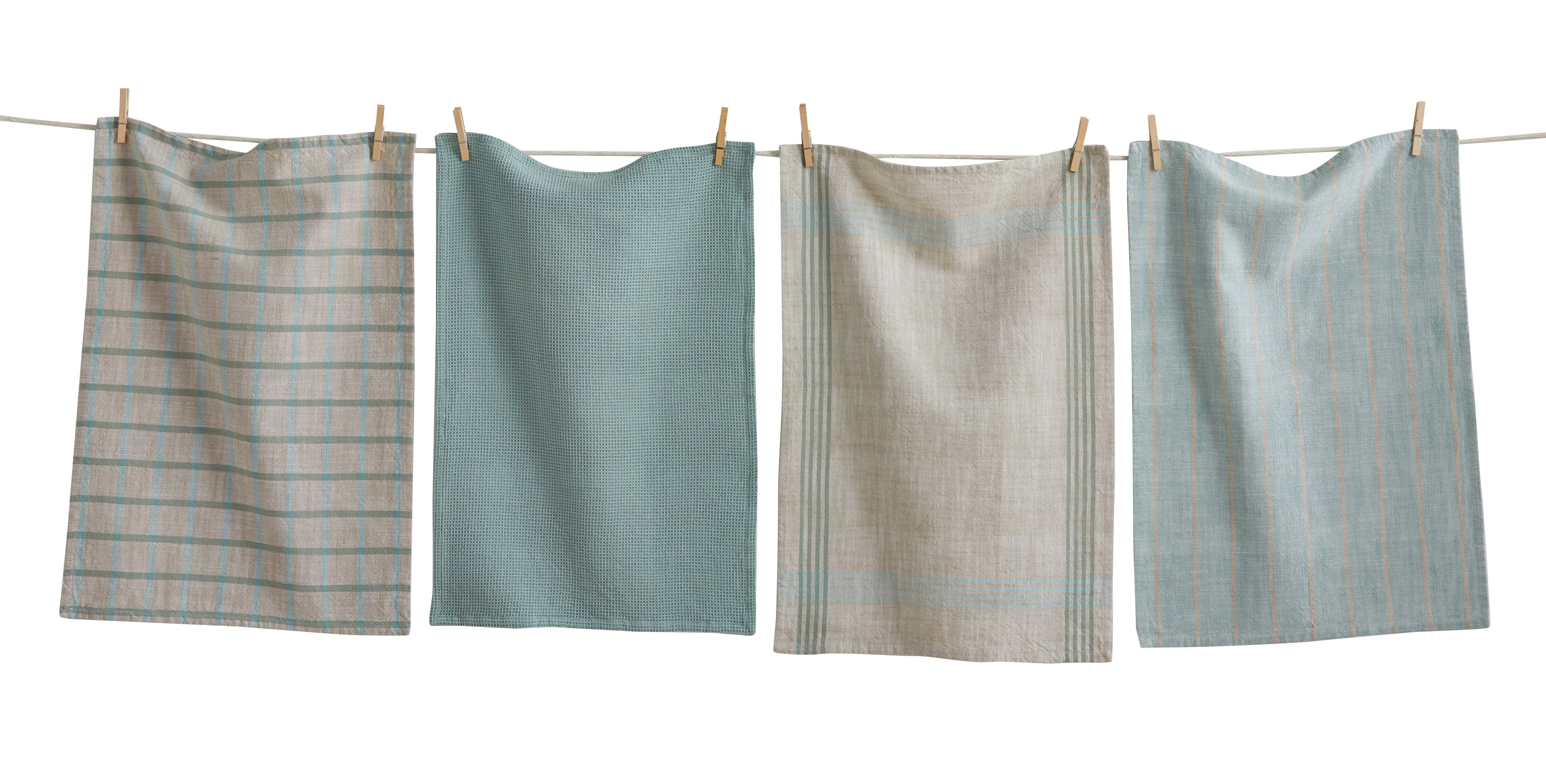 Picture of CANYON WOVEN DISHTOWEL SET/4 LIGHT BLUE