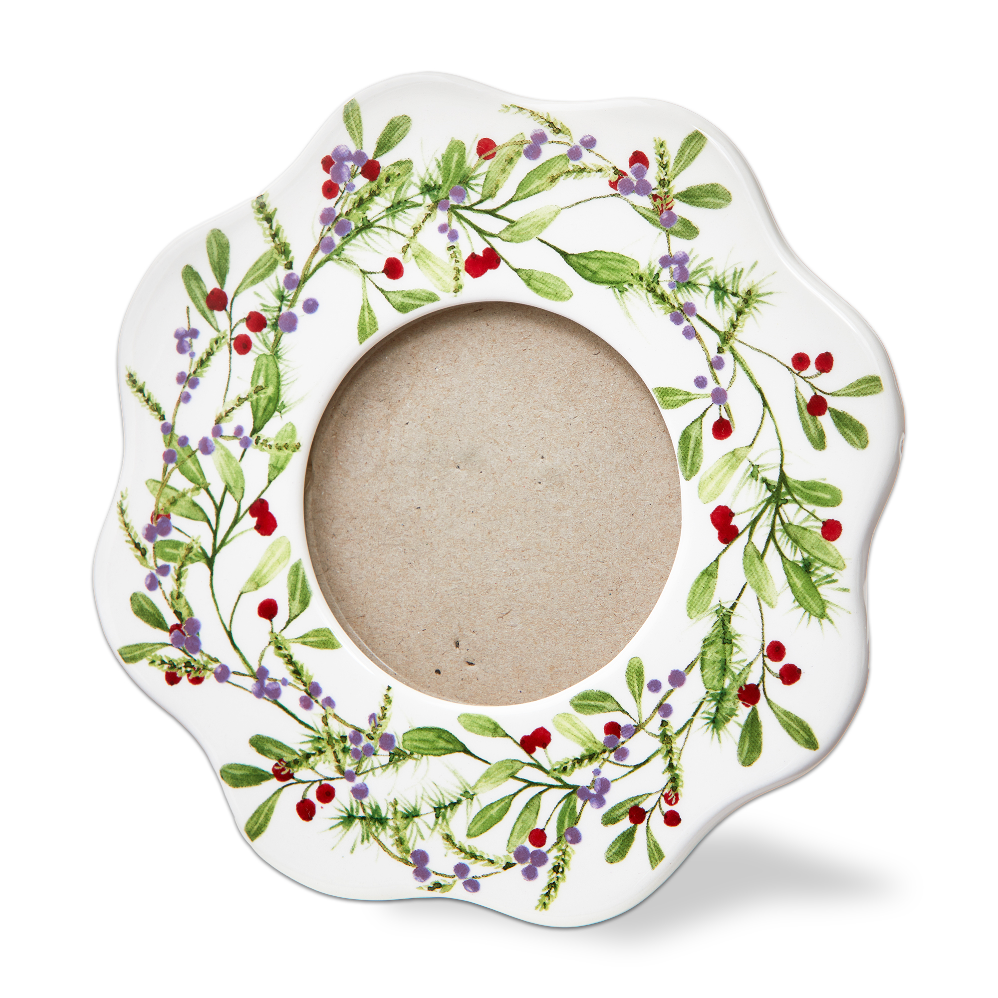 Picture of WINTER BERRIES WREATH PHOTO FRAME 3X3
