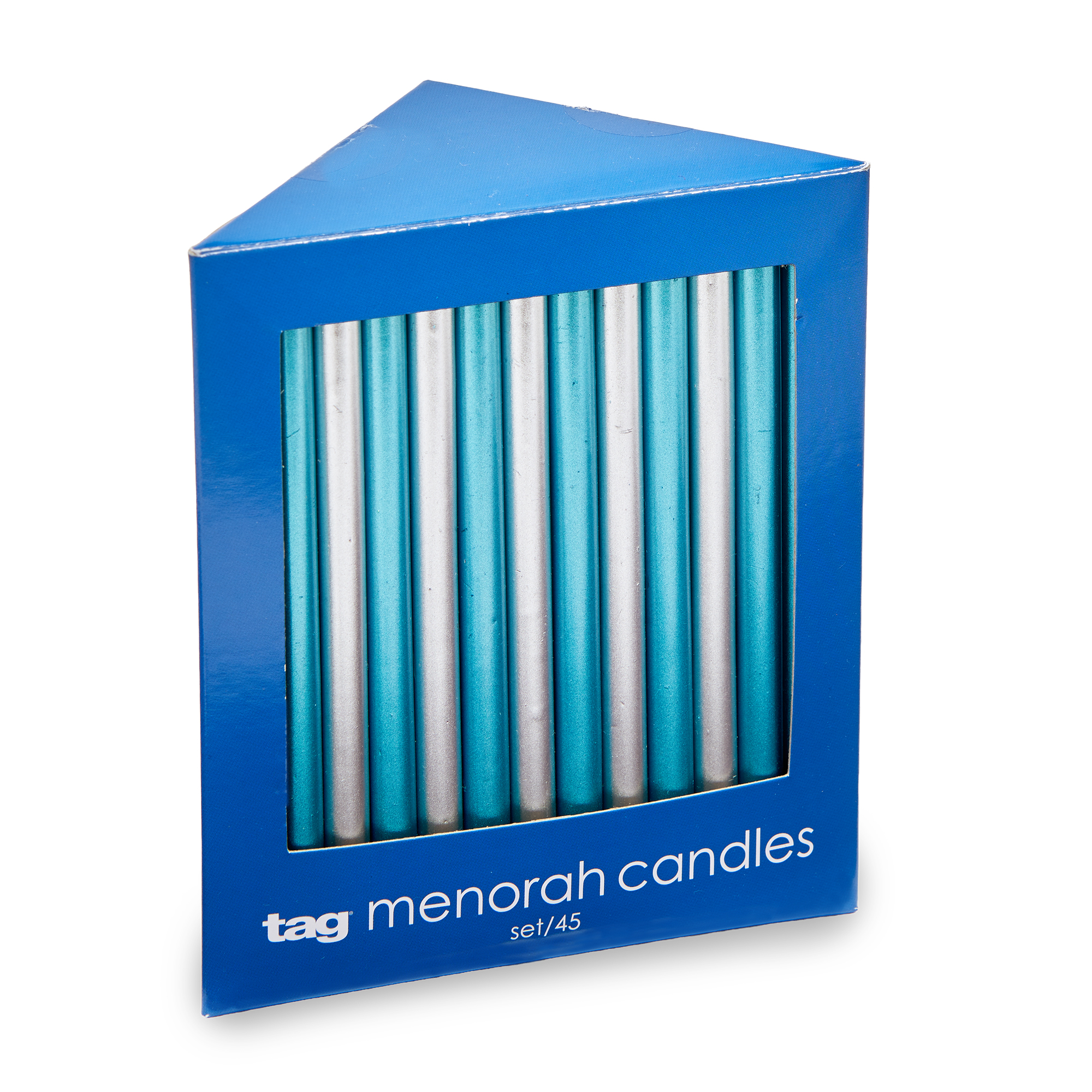 Picture of HANUKKAH METALLIC TAPER CANDLES BOX/45