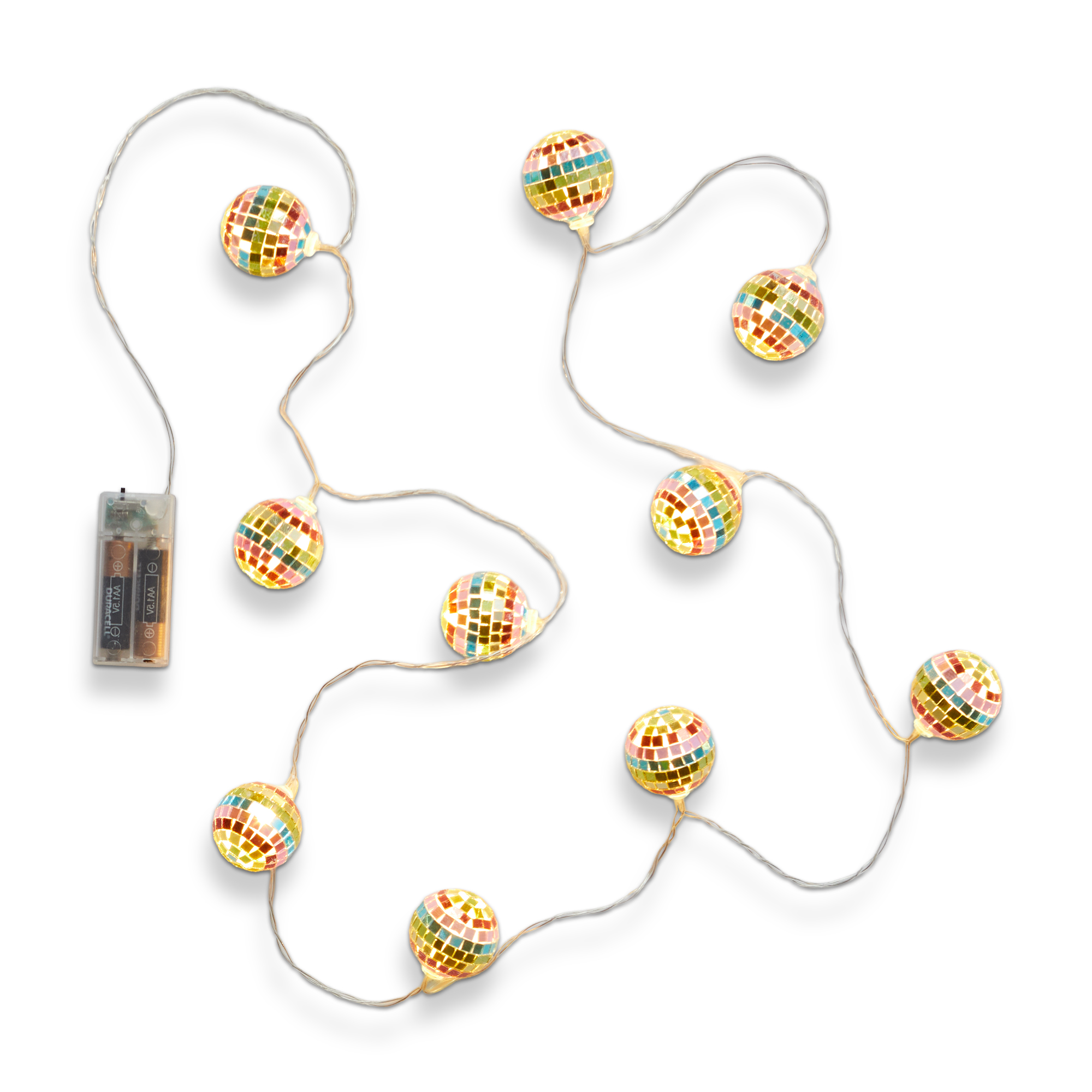 Picture of MULTICOLOR DISCO BALL STRING LIGHTS