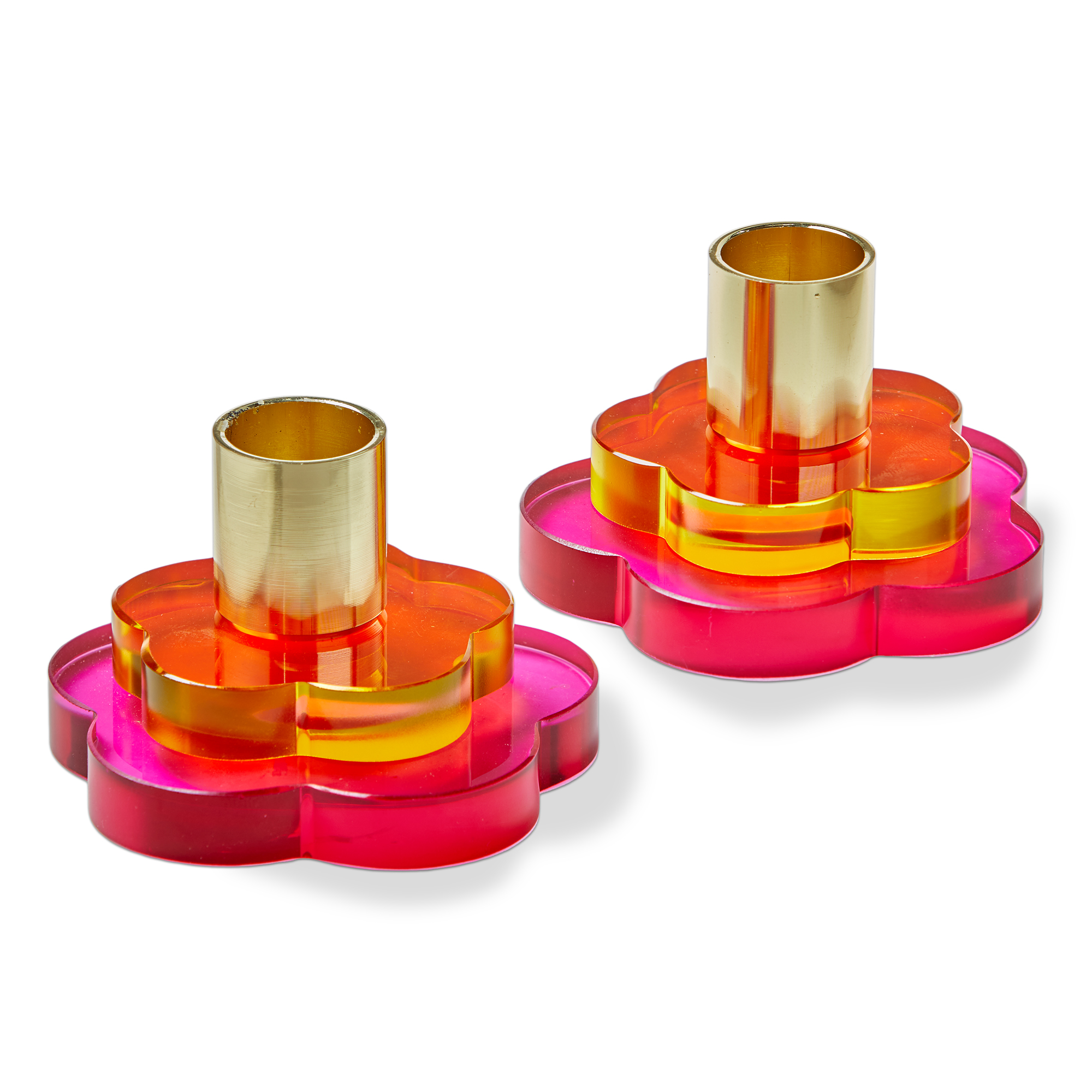 Picture of FLOWER POWER TAPER HOLDER PINK