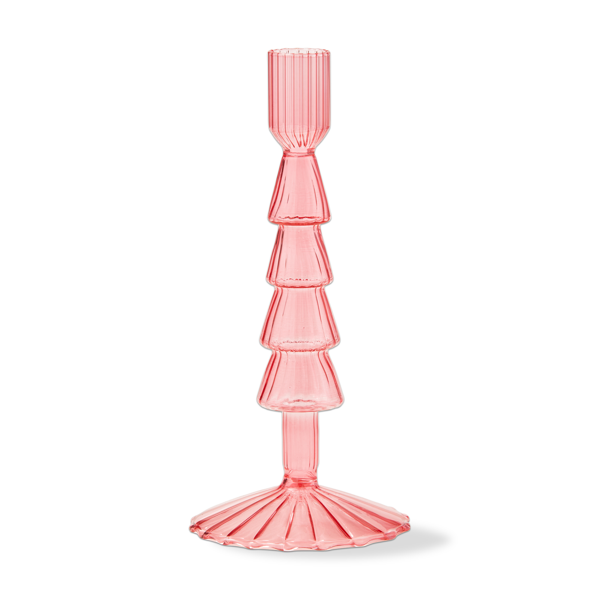 Picture of GROOVY TREE TAPER HOLDER LARGE PINK