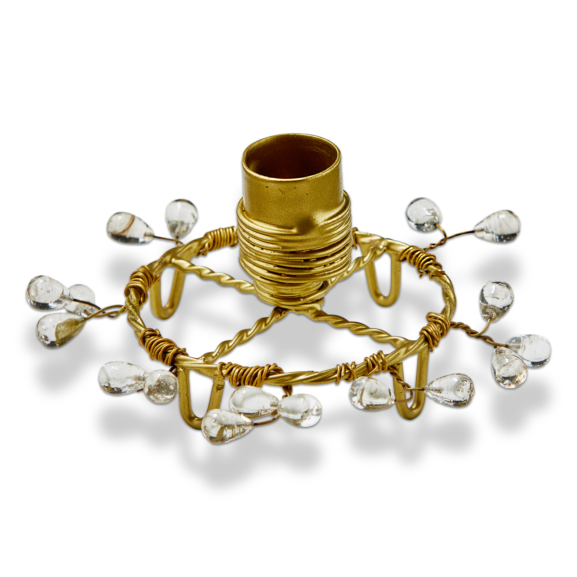 Picture of GLASS BEADED TAPER HOLDER