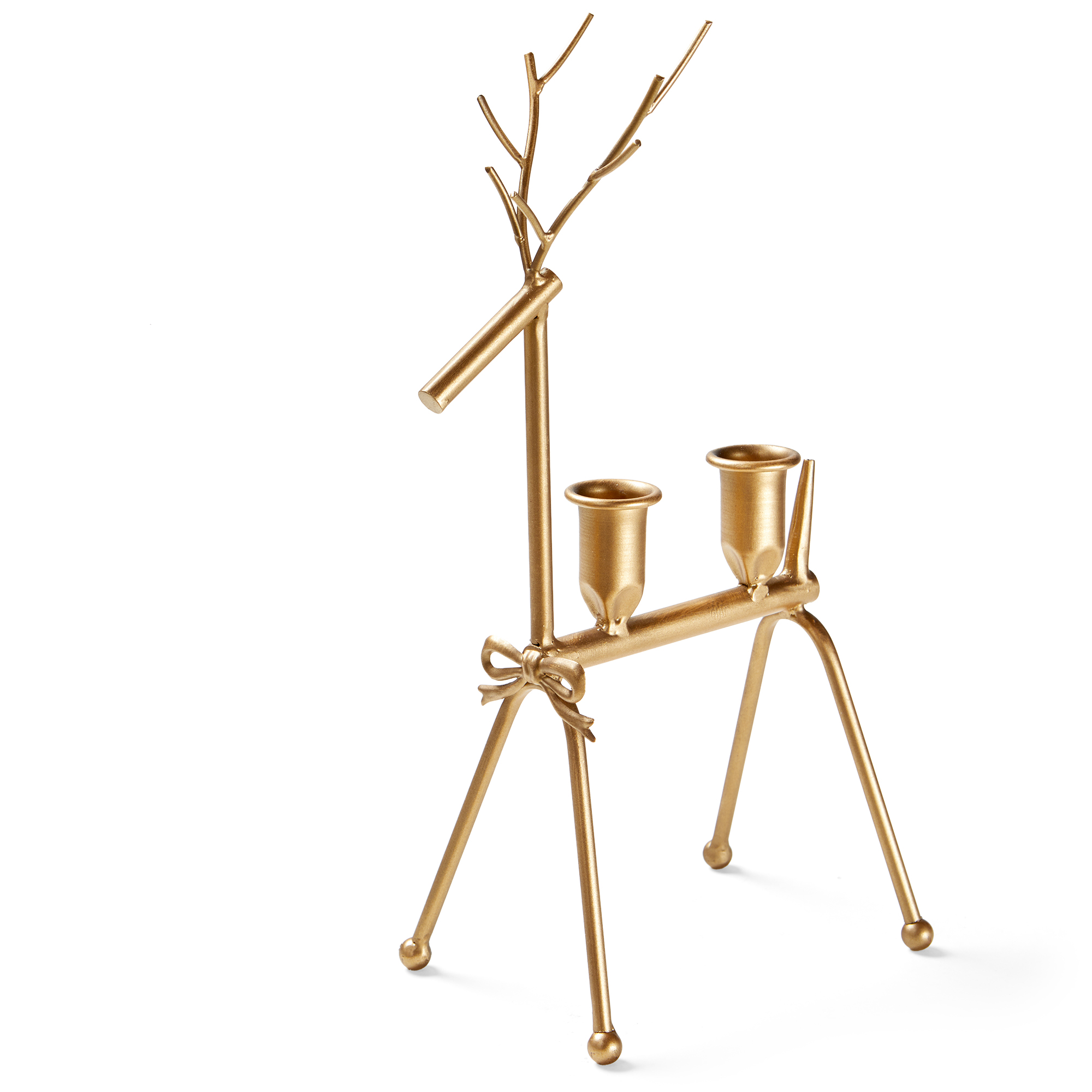 Picture of REINDEER DOUBLE TAPER HOLDER