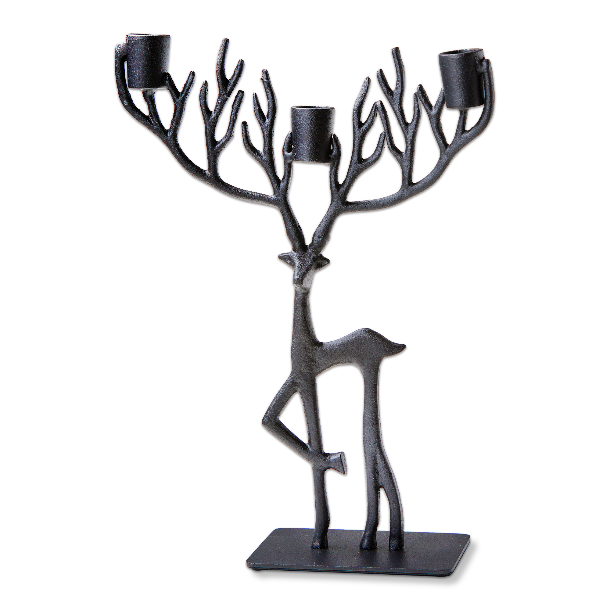 Picture of FOREST REINDEER CENTERPIECE TAPER HOLDER