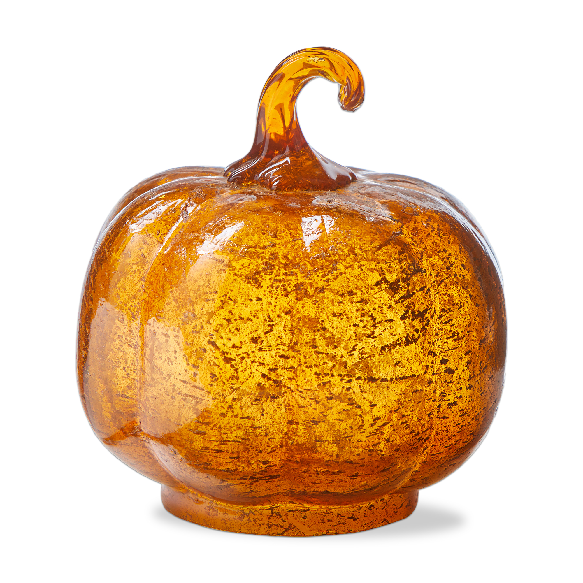 Picture of HARVEST GLASS PUMPKIN DECOR MEDIUM
