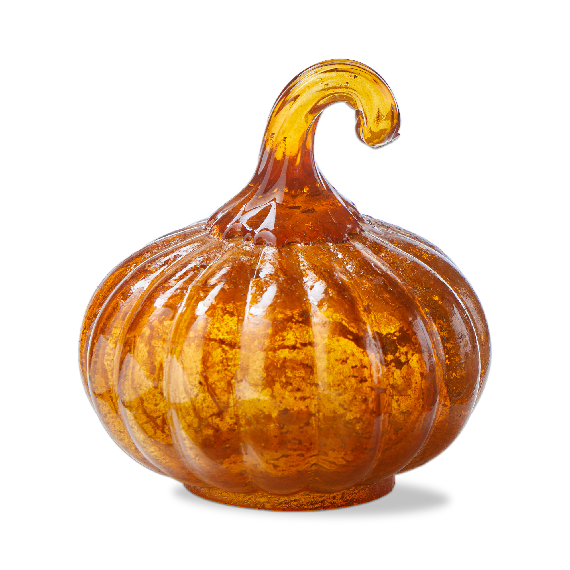 Picture of HARVEST GLASS PUMPKIN DECOR SMALL