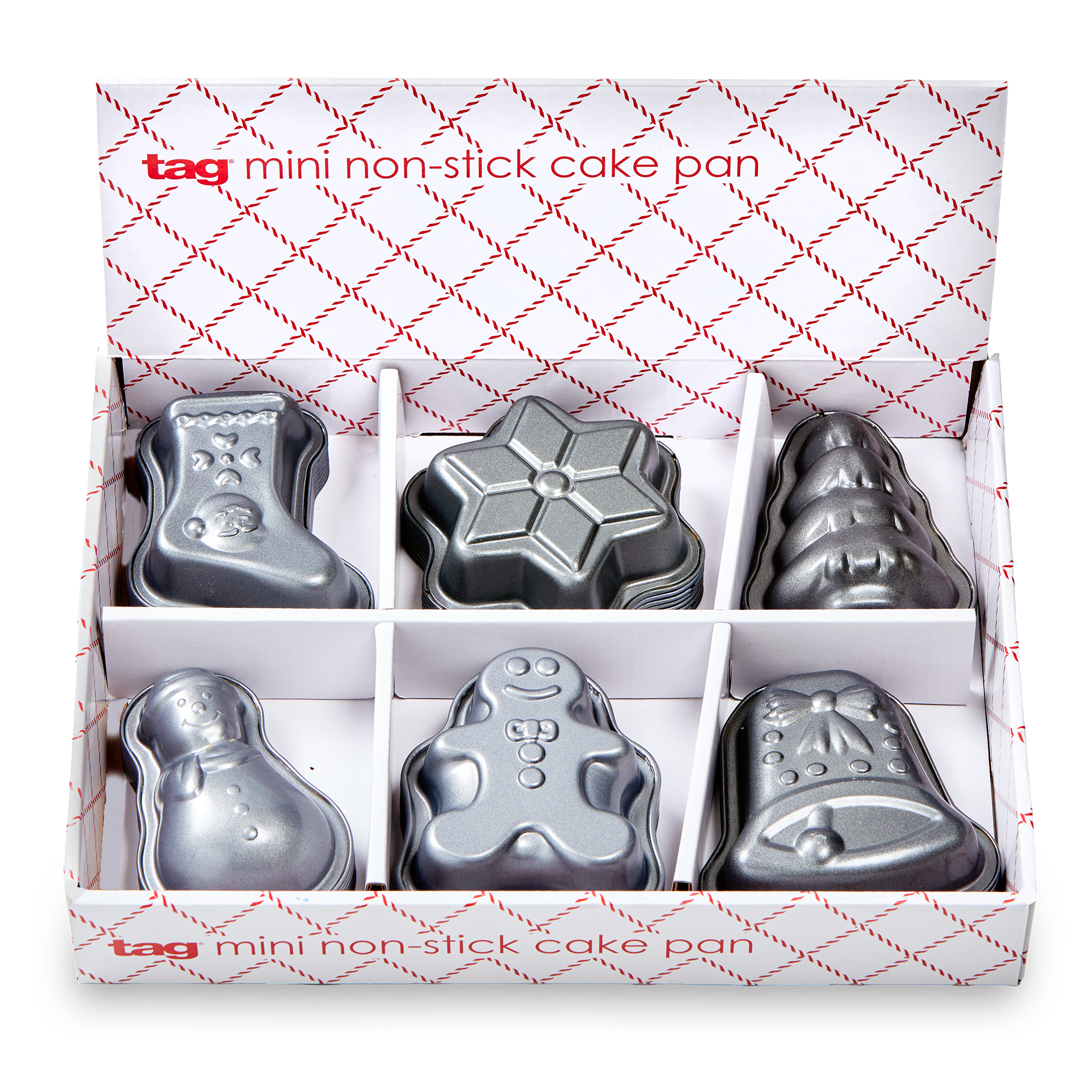 Picture of MINI XMAS NONSTK CAKE PANS ASMT/48 & CDU