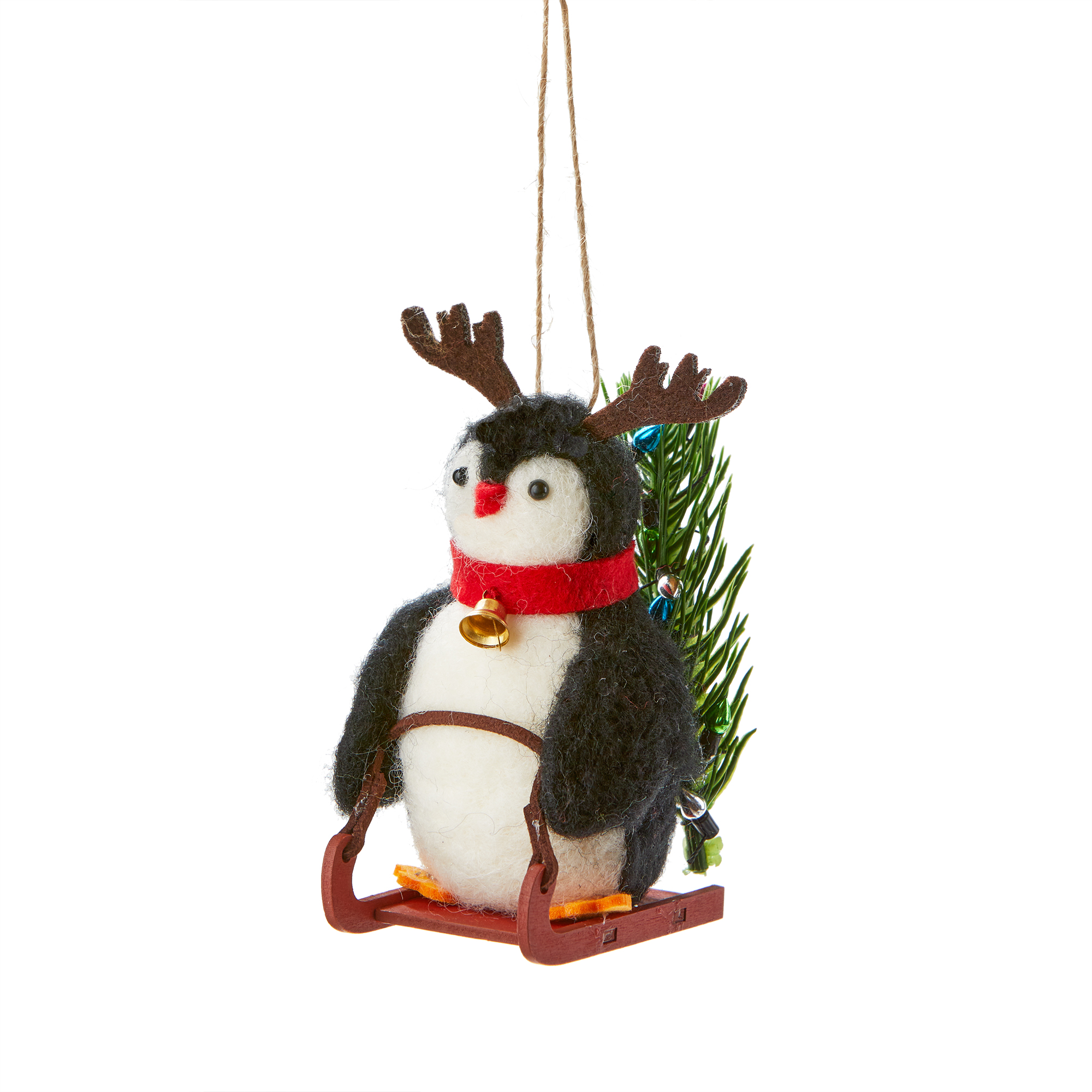 Picture of SLEDDING PENGUIN ORNAMENT