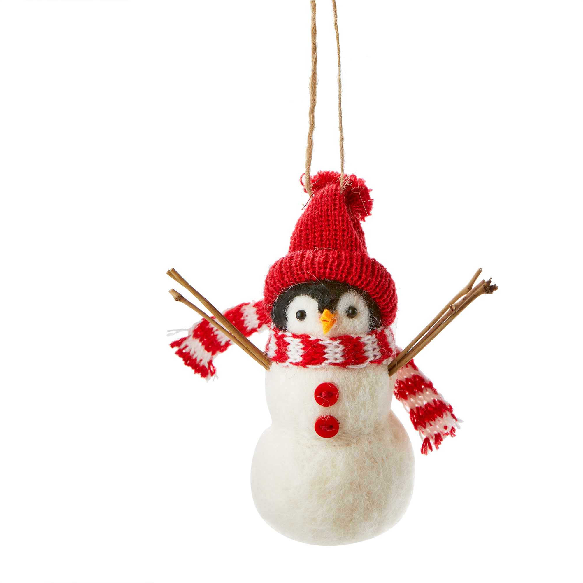 Picture of SNOWMAN PENGUIN ORNAMENT
