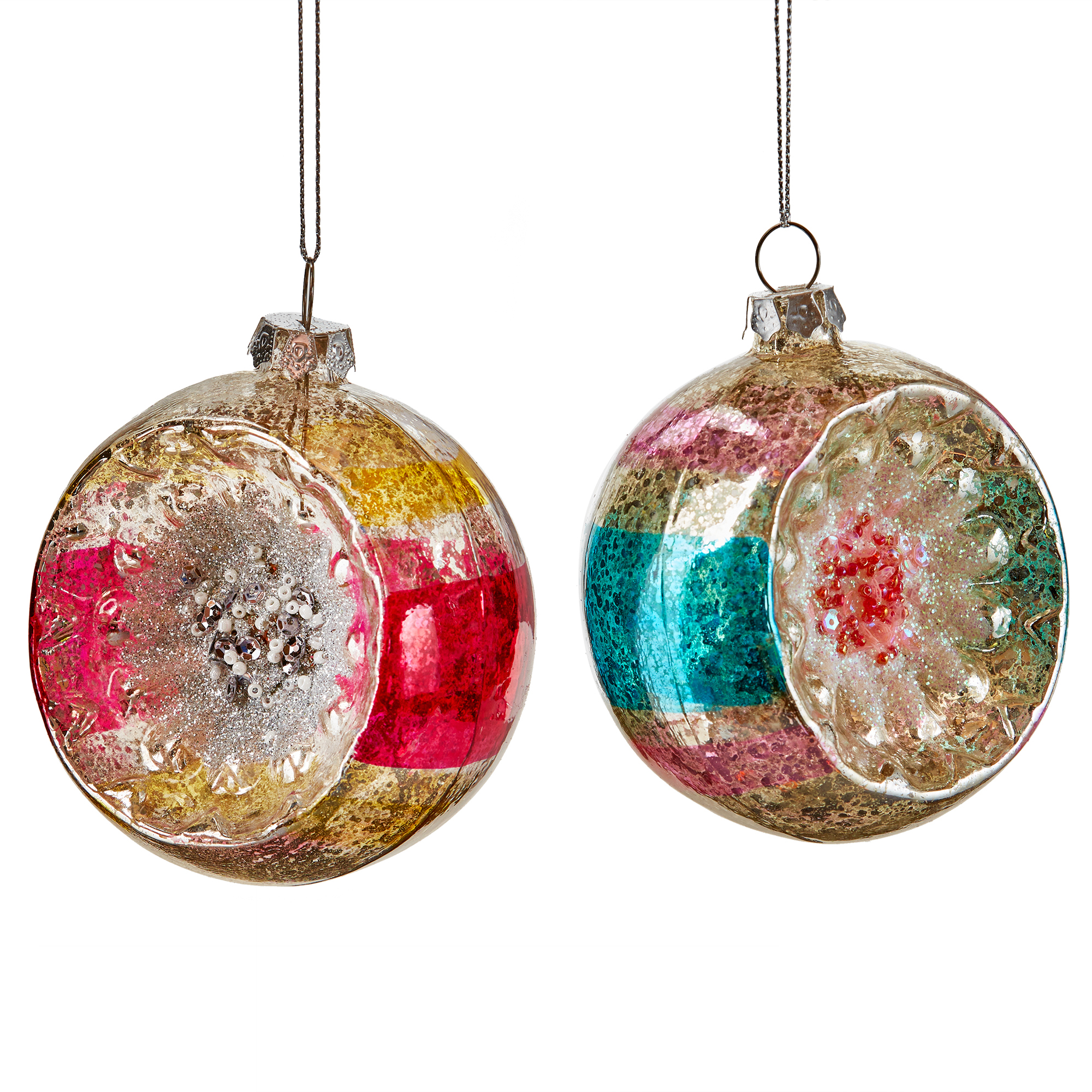 Picture of ROUND VINTAGE ORNAMENT ASMT/2