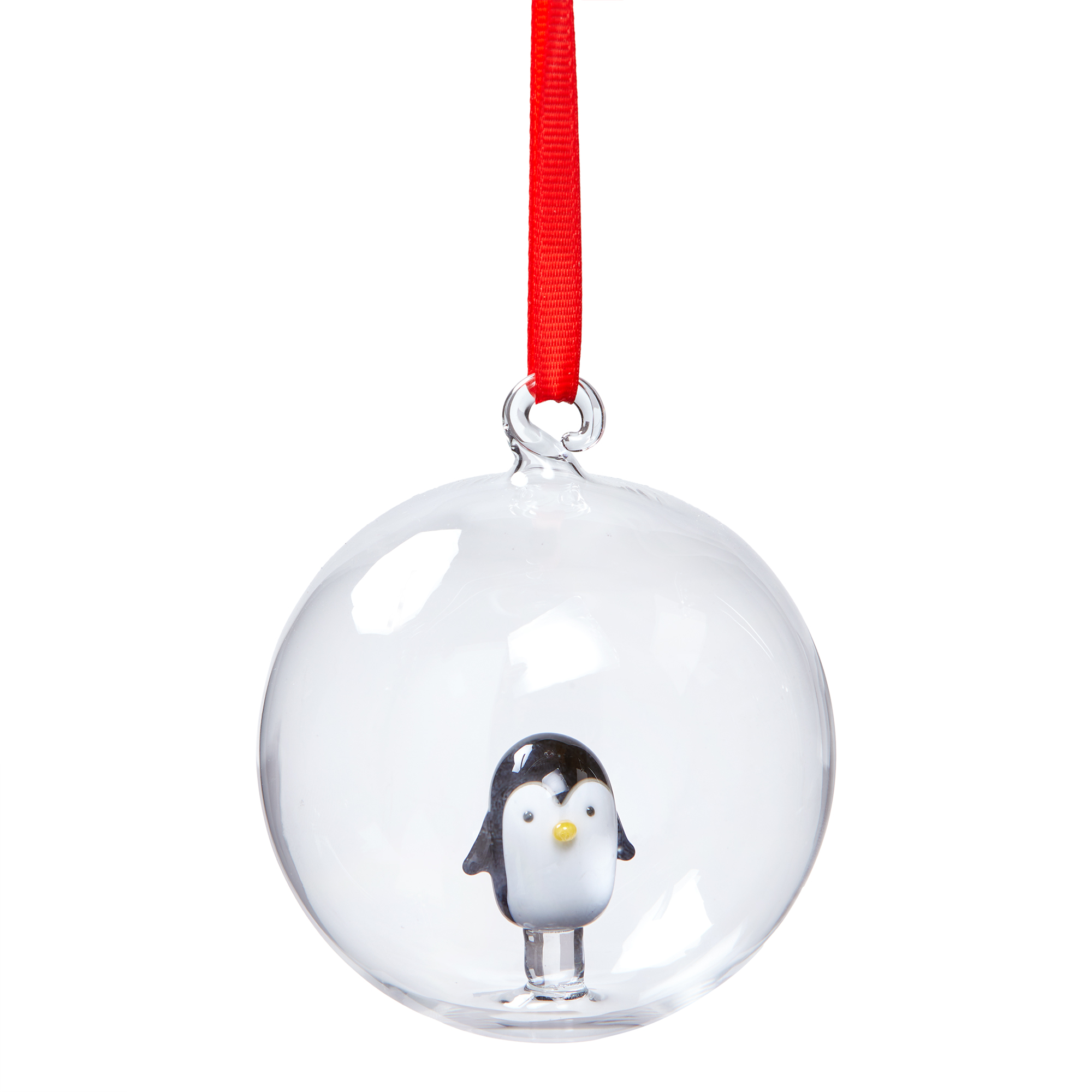 Picture of PENGUIN GLOBE ORNAMENT