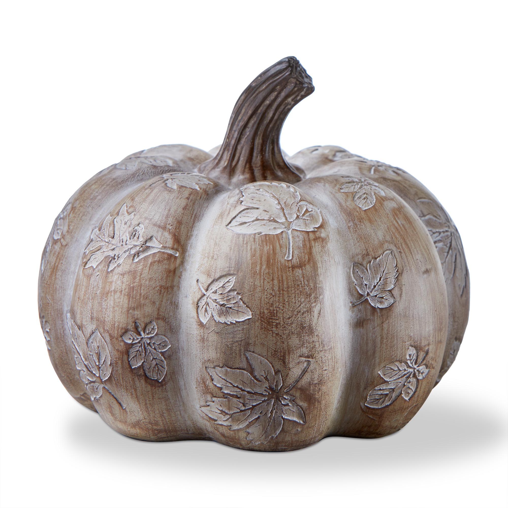 Picture of PUMPKIN W/ LEAF ETCHING DECOR